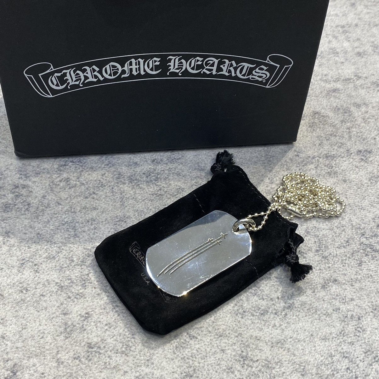 Chrome Hearts Chrome Hearts RS 3 Cross Dog Tag silver Size ONE SIZE - 4 Thumbnail
