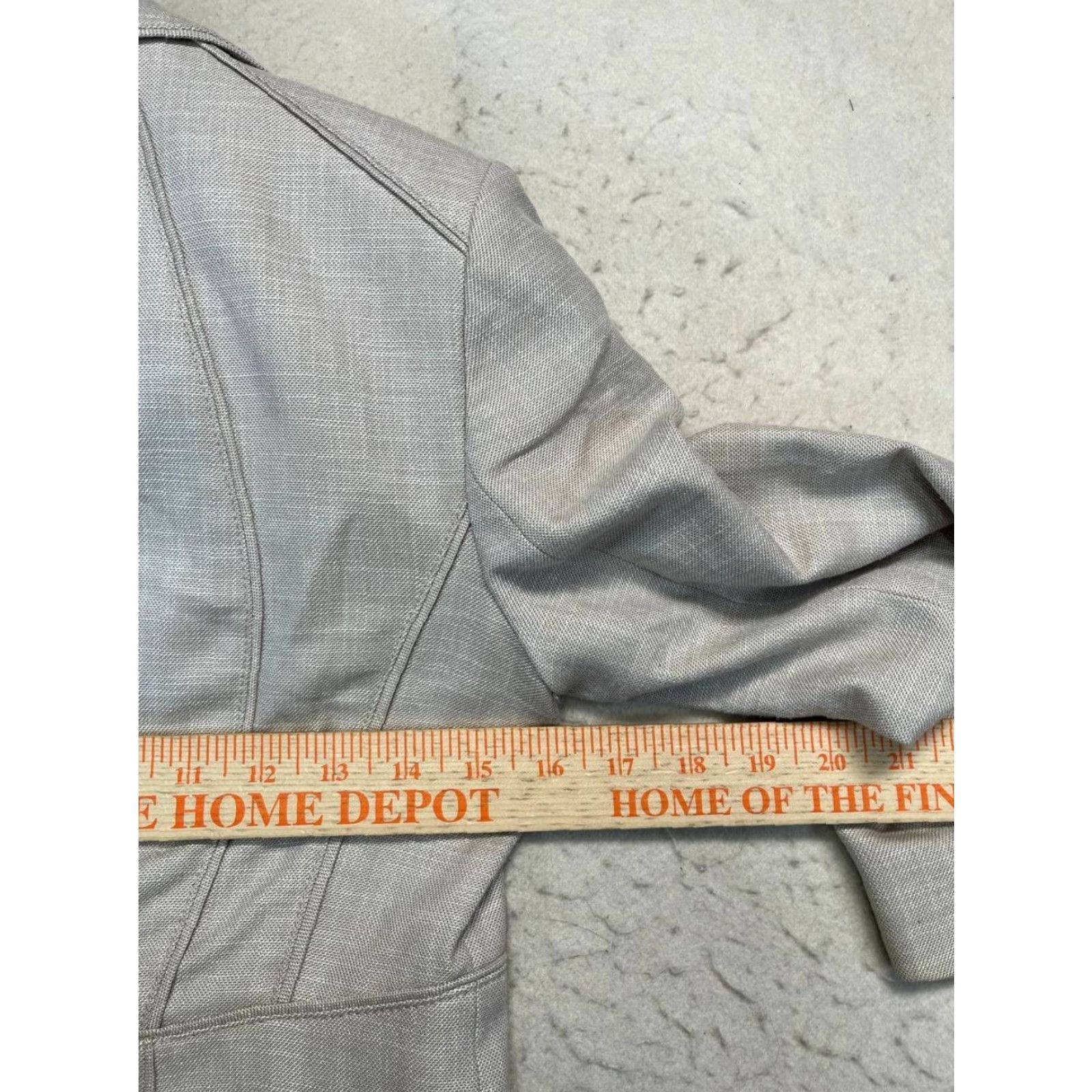 White House Black Market WHITE HOUSE BLACK MARKET Blazer 3/4 Sleeve Women Size 2 Gray Beige Suit Jacket/Blazer See Pics Size XS / US 0-2 / IT 36-38 - 5 Thumbnail