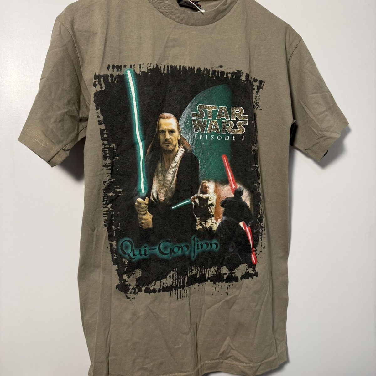 Vintage Star Wars Episode 1 t Qui-Gon Jinn T shirt size M