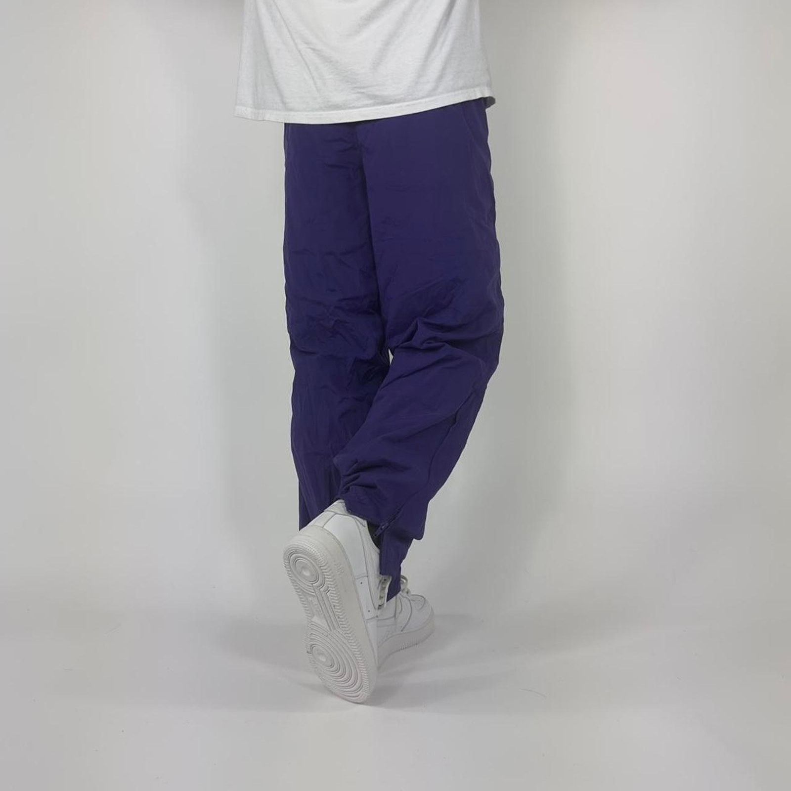 Japanese Brand × Vintage Vintage Purple Light Shell Streetwear Sweatpants Size US 32 / EU 48 - 3 Thumbnail