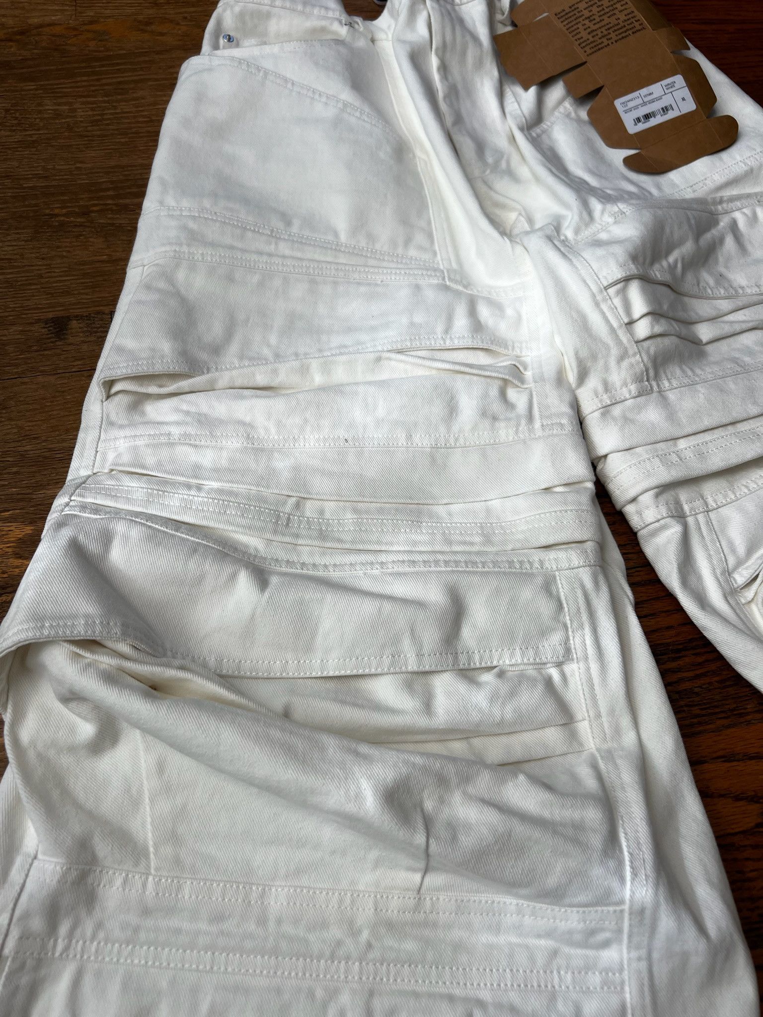 Natasha Zinko Denim Jeans (NZ313-122-WINTER-WHITE) Size US 37 - 3 Thumbnail