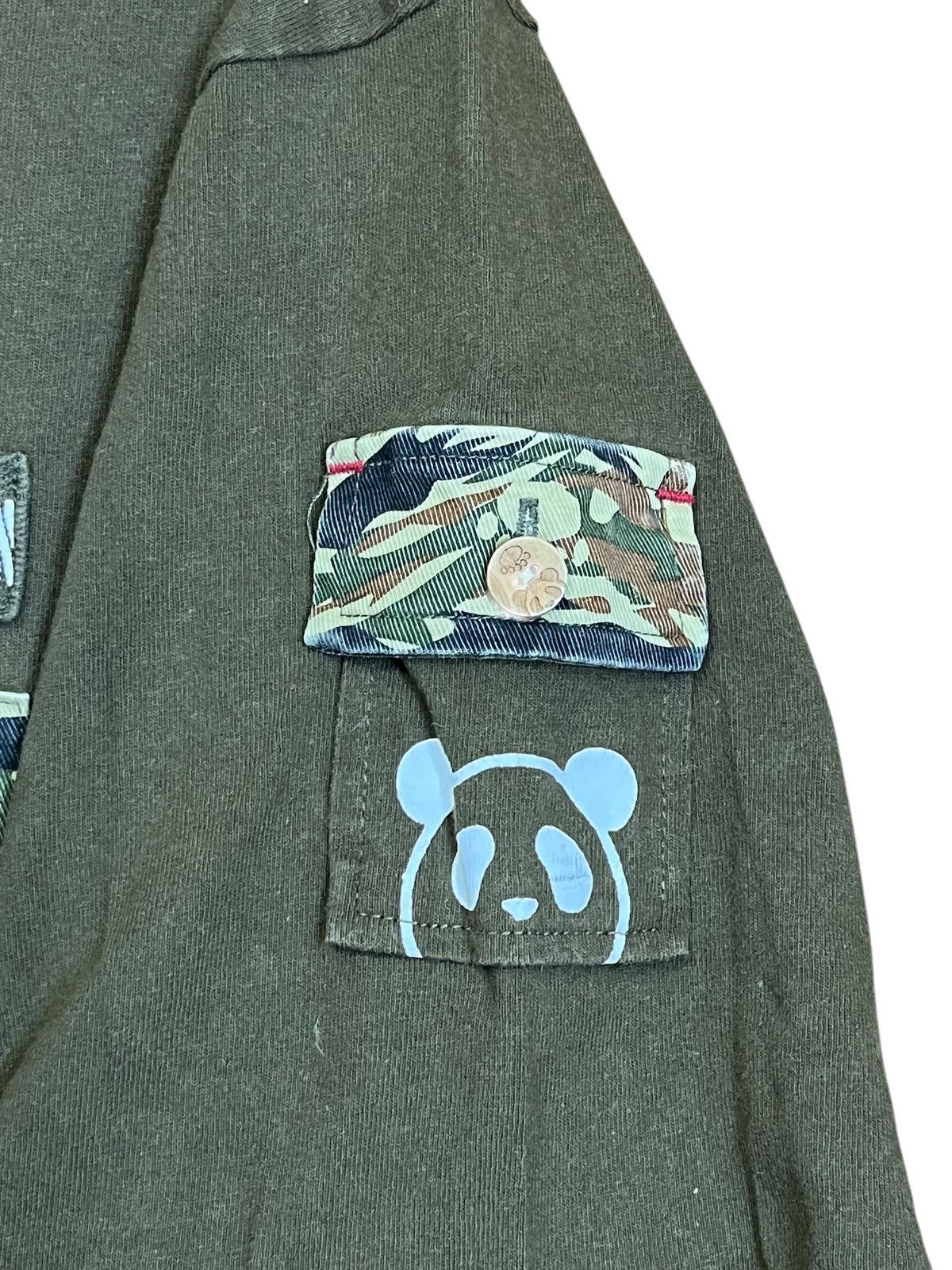 Japanese Brand JAPANESE BRAND PANDIESTA JAPAN POCKET ARMY T SHIRT Size US XL / EU 56 / 4 - 4 Thumbnail