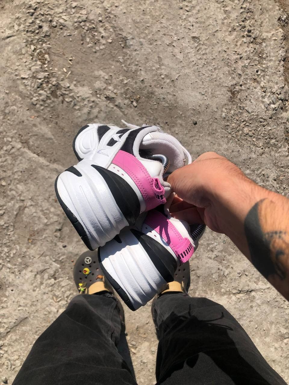 Nike × Vintage VERY RARE NIKE TEKNO M2K SNEAKERS JAPAN STYLE Y2K DRILL 90s Size US 6.5 / EU 39-40 - 8 Thumbnail