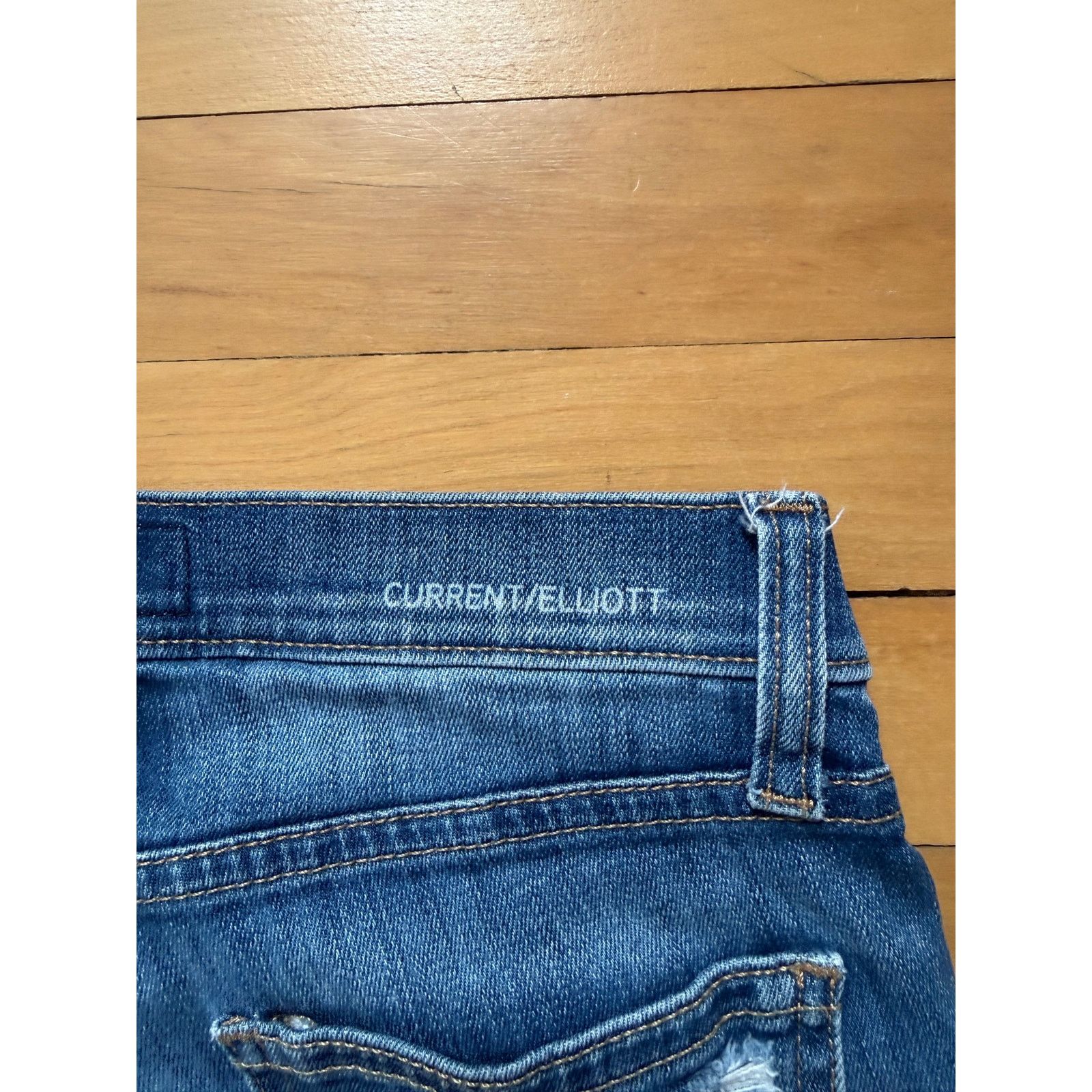 Current/Elliot NWT Current/Elliott The Stiletto Jeans - Distressed - 25 Size 25" / US 0 / IT 36 - 4 Thumbnail