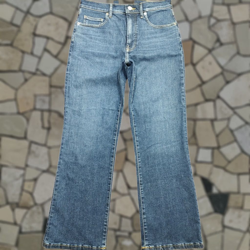 Everlane Everlane Jeans NWT The Kick Crop Mid-Rise Stretch Blue Wash 29 Regular Jeans Cropped 5-Pocket Womens Boys Womens 90s Bohemian City Veg? Size 29" - 1 Thumbnail