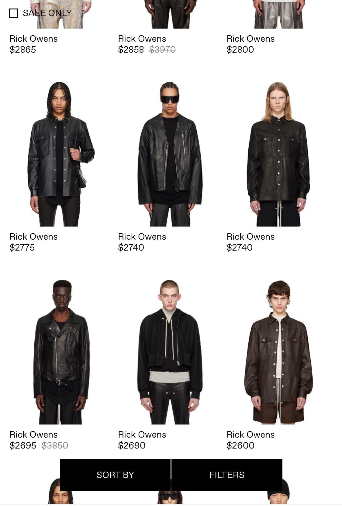 Rick Owens BULLET ASYMMETRICAL LAMBSKIN LEATHER HOODED JACKET BIKER Size US L / EU 52-54 / 3 - 12 Thumbnail