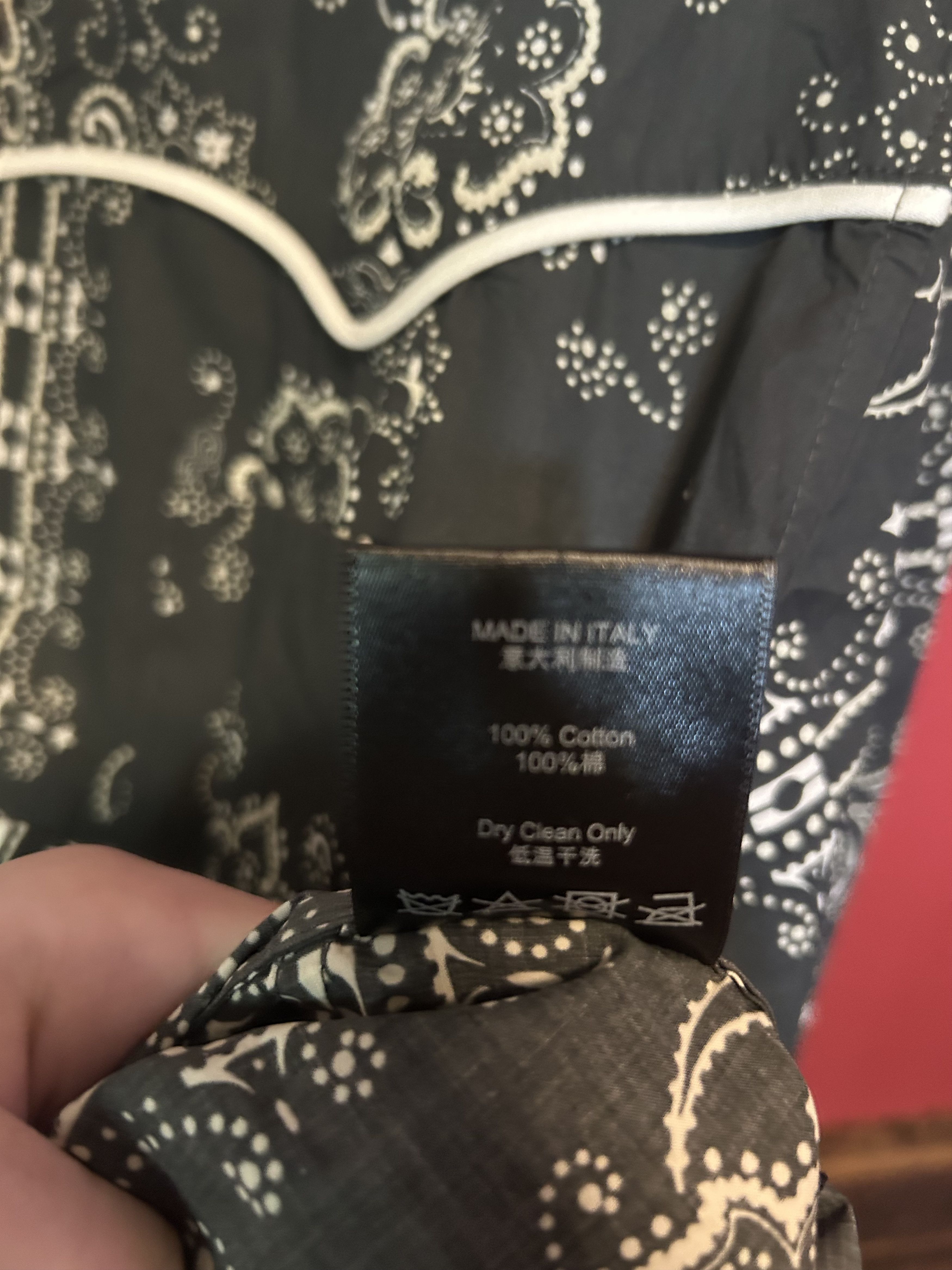 Rhude Rhude green bandana button up wind breaker Size US XL / EU 56 / 4 - 5 Thumbnail