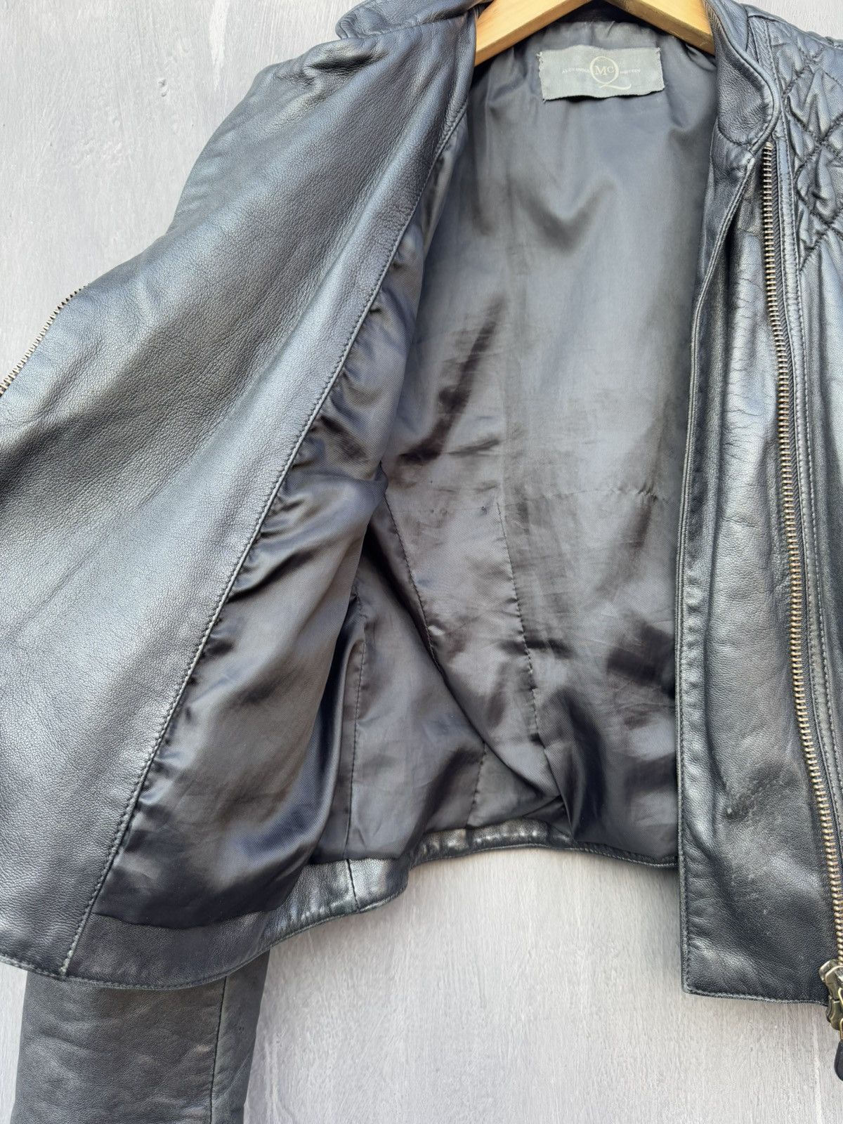 Alexander McQueen Alexander McQueen Leather Quilted Biker Jacket Size 42 Size M / US 6-8 / IT 42-44 - 12 Thumbnail