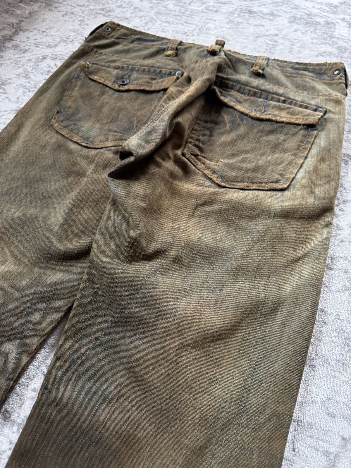 Edwin Edwin XV OG Bush Pocket Mud Wash Work Wear Style Jeans Size US 34 / EU 50 - 15 Thumbnail