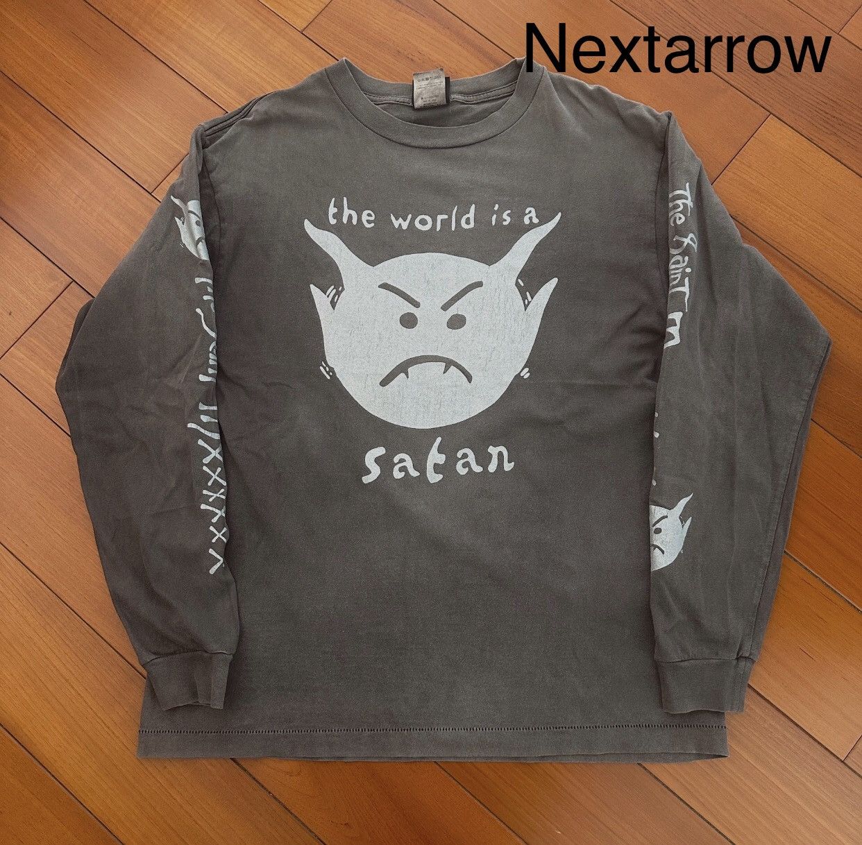 Saint Michael Saint Michael Devil Pumpkin Heavy Metal Long Sleeve Shirt Size US M / EU 48-50 / 2 - 1 Thumbnail