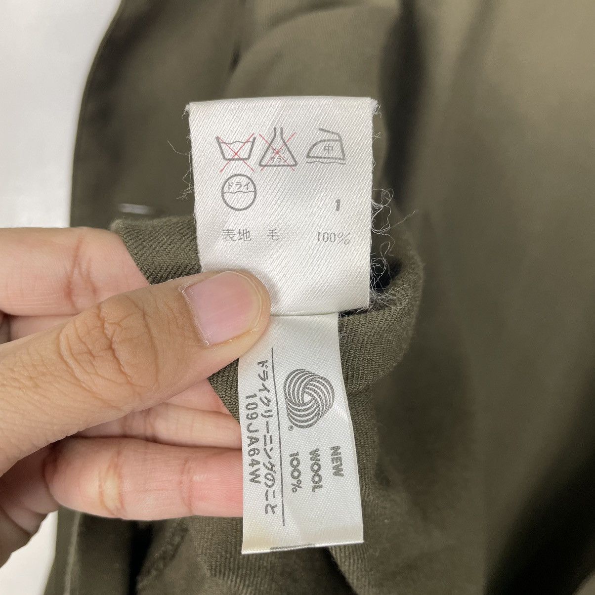 Jean Paul Gaultier × Vintage 💥80s JPG OLIVE BUTTON BAGGY STYLE Size US M / EU 48-50 / 2 - 17 Thumbnail
