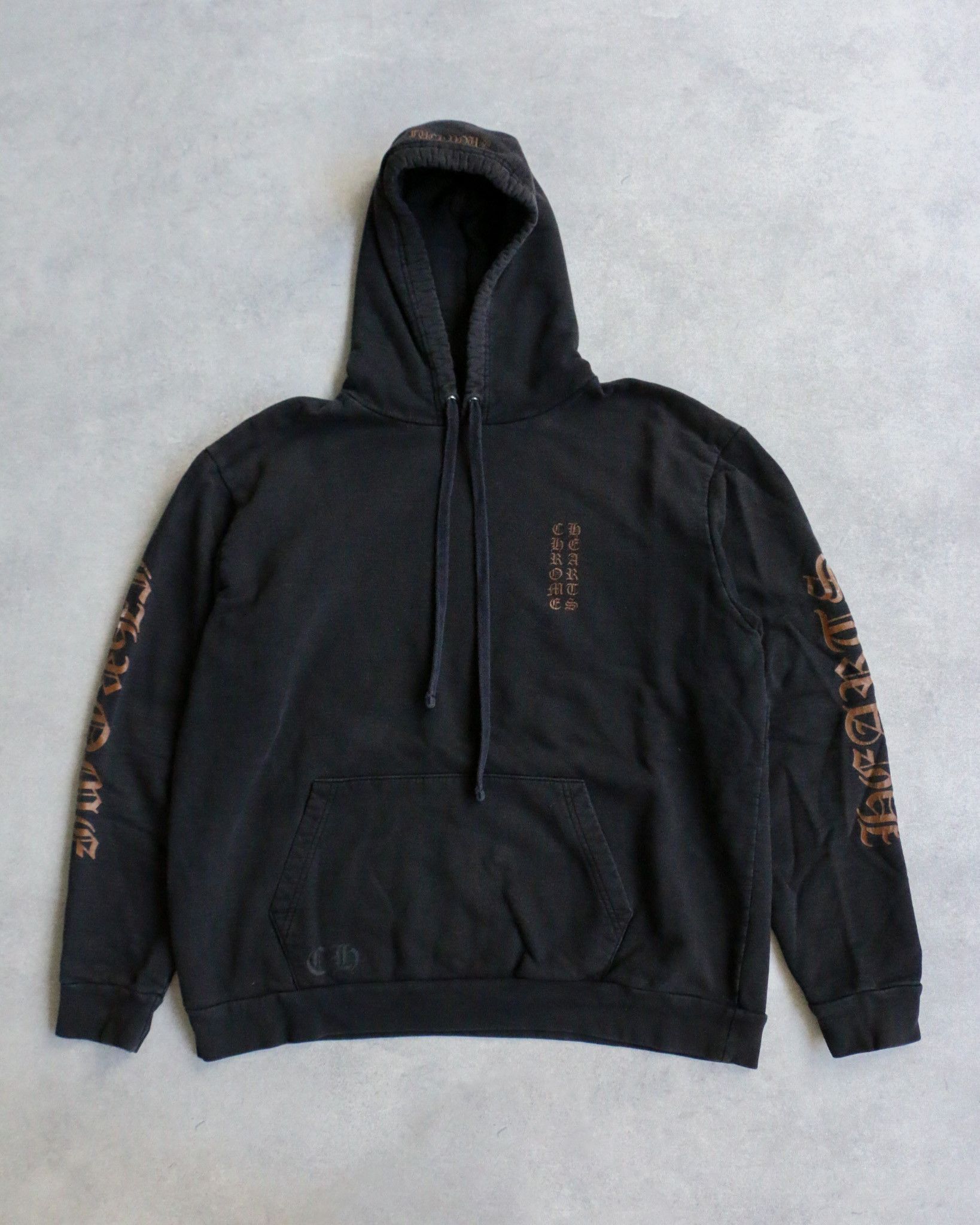 Chrome Hearts Chrome Hearts Brown Script Logo Hoodie Black Size US L / EU 52-54 / 3 - 1 Thumbnail