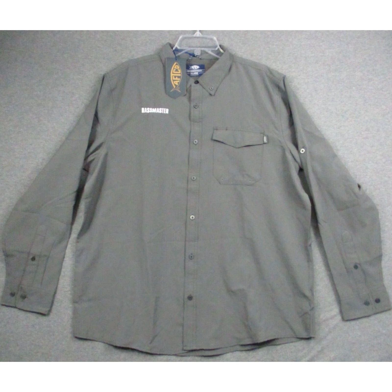 Vintage NWT AFTCO Aftech Vented Shirt XL Bassmaster Fishing Gray Shirt Men XL Gray Size US XL / EU 56 / 4 - 2 Thumbnail