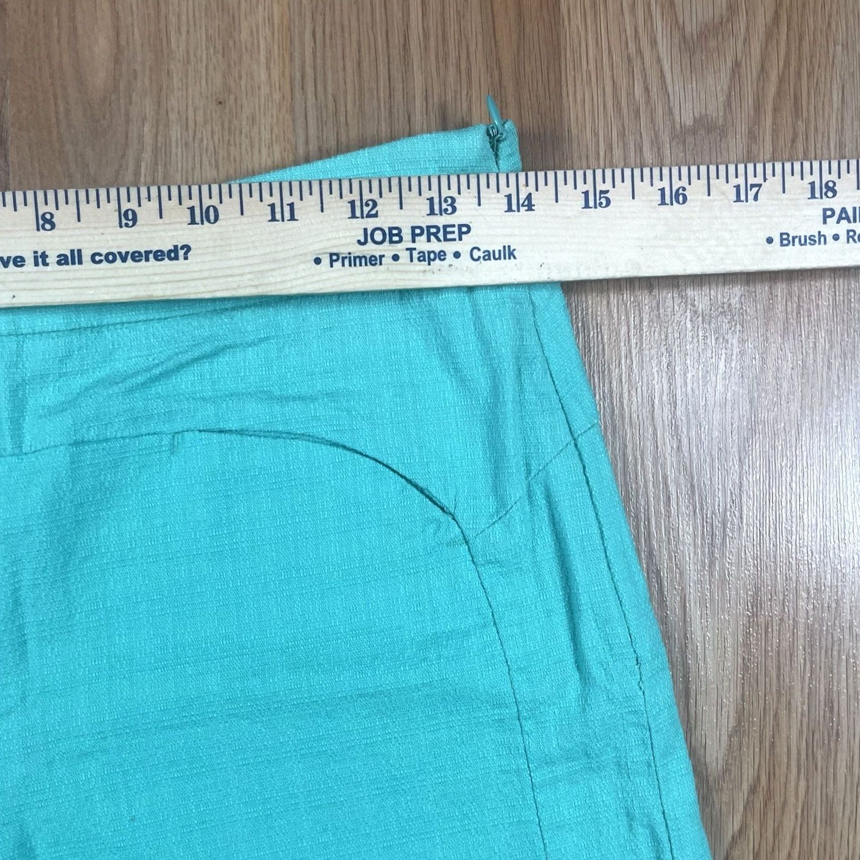 Vintage Cartonnier Shorts Womens Size 2 Blue Stretch Flat Front Khaki Chino Slacks Size 26" / US 2 / IT 38 - 4 Thumbnail