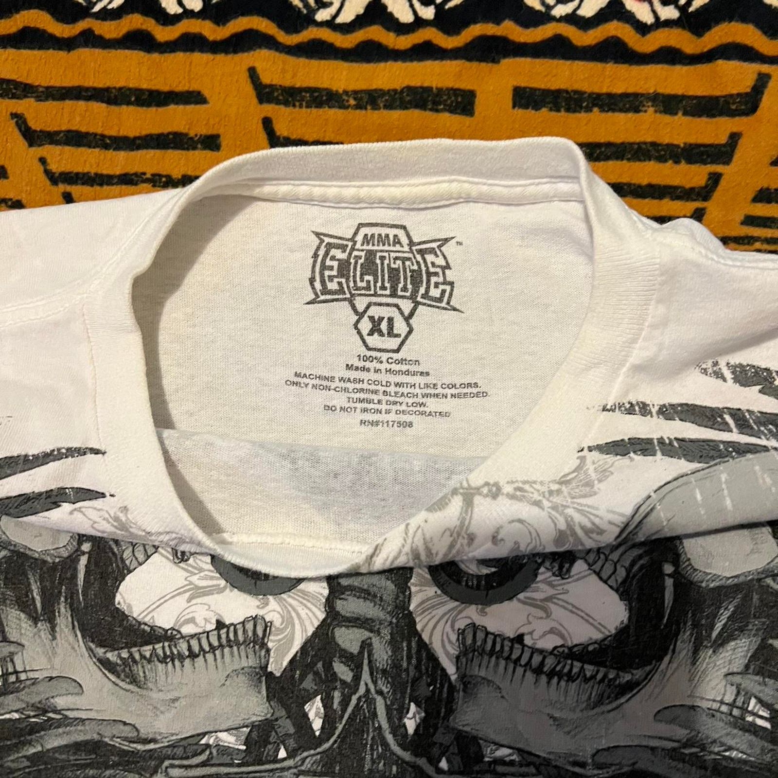 Affliction × JNCO × Tapout Crazy rare mma elite y2k affliction shirt skulls goth tapout Size US XL / EU 56 / 4 - 3 Thumbnail