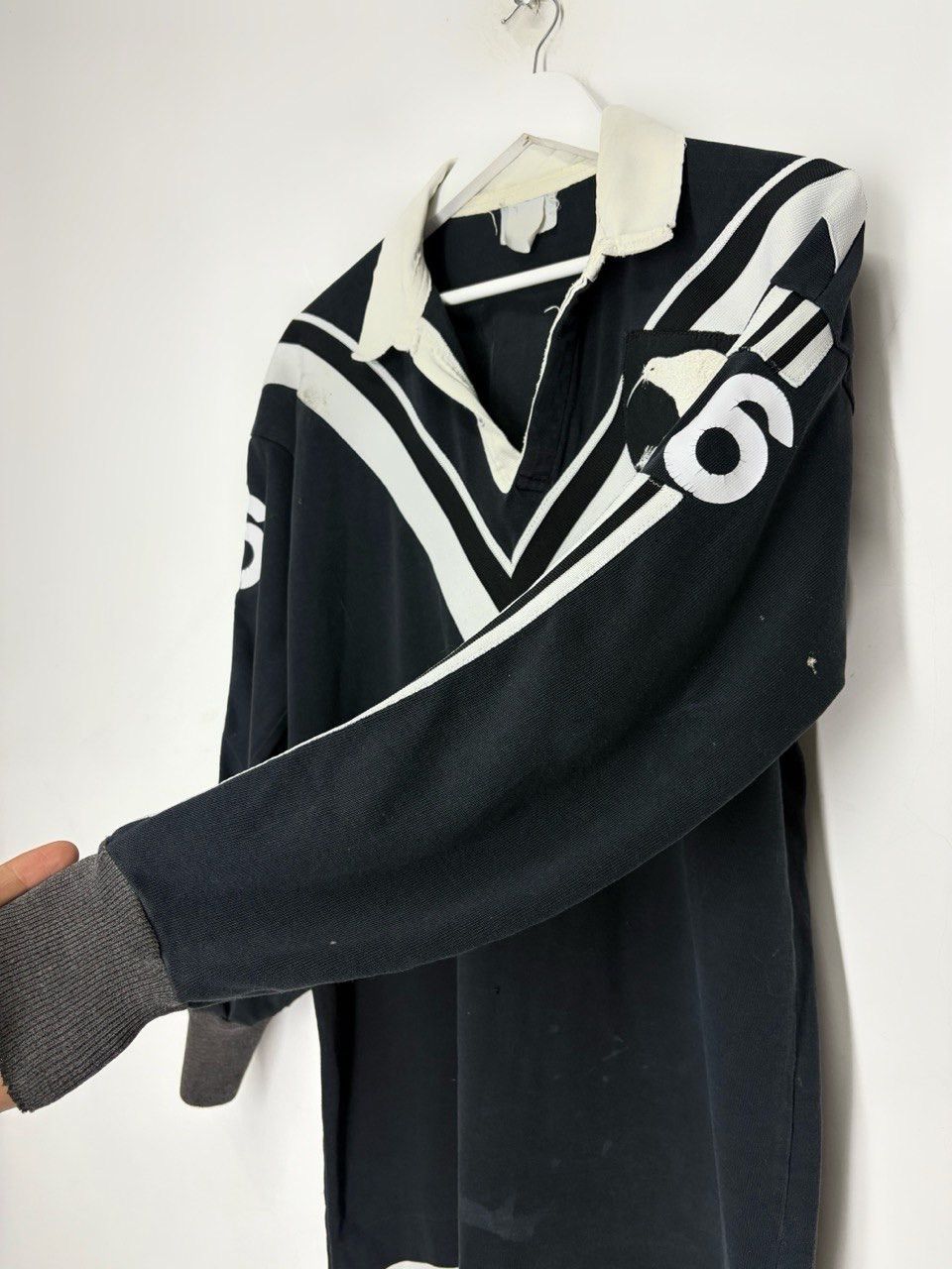 Adidas 1980s New Zealand Adidas Kiwi Rugby Shirt Archive Match Worn Size US M / EU 48-50 / 2 - 9 Thumbnail