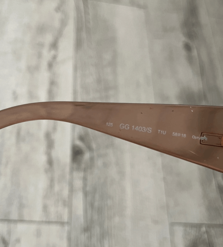 Gucci × Tom Ford × Vintage GUCCI Sunglasses GG1403 Shield Wrap Rimless Mask Tom Ford Size ONE SIZE - 5 Thumbnail