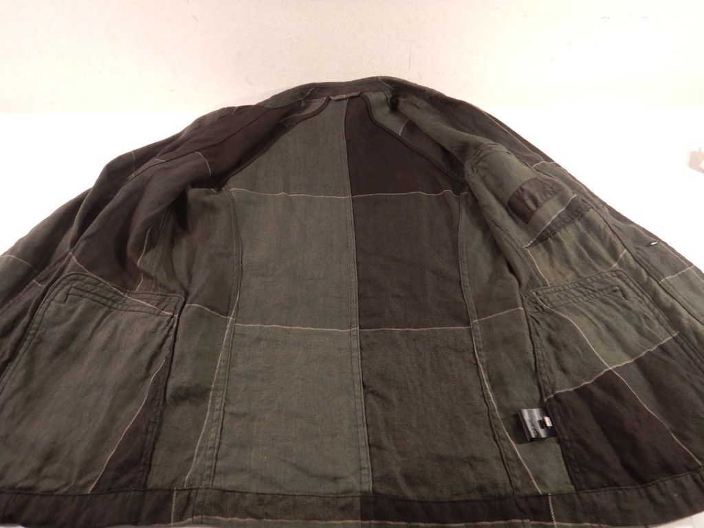 The Viridi-anne Patchwork Linen Jacket Size US L / EU 52-54 / 3 - 3 Thumbnail