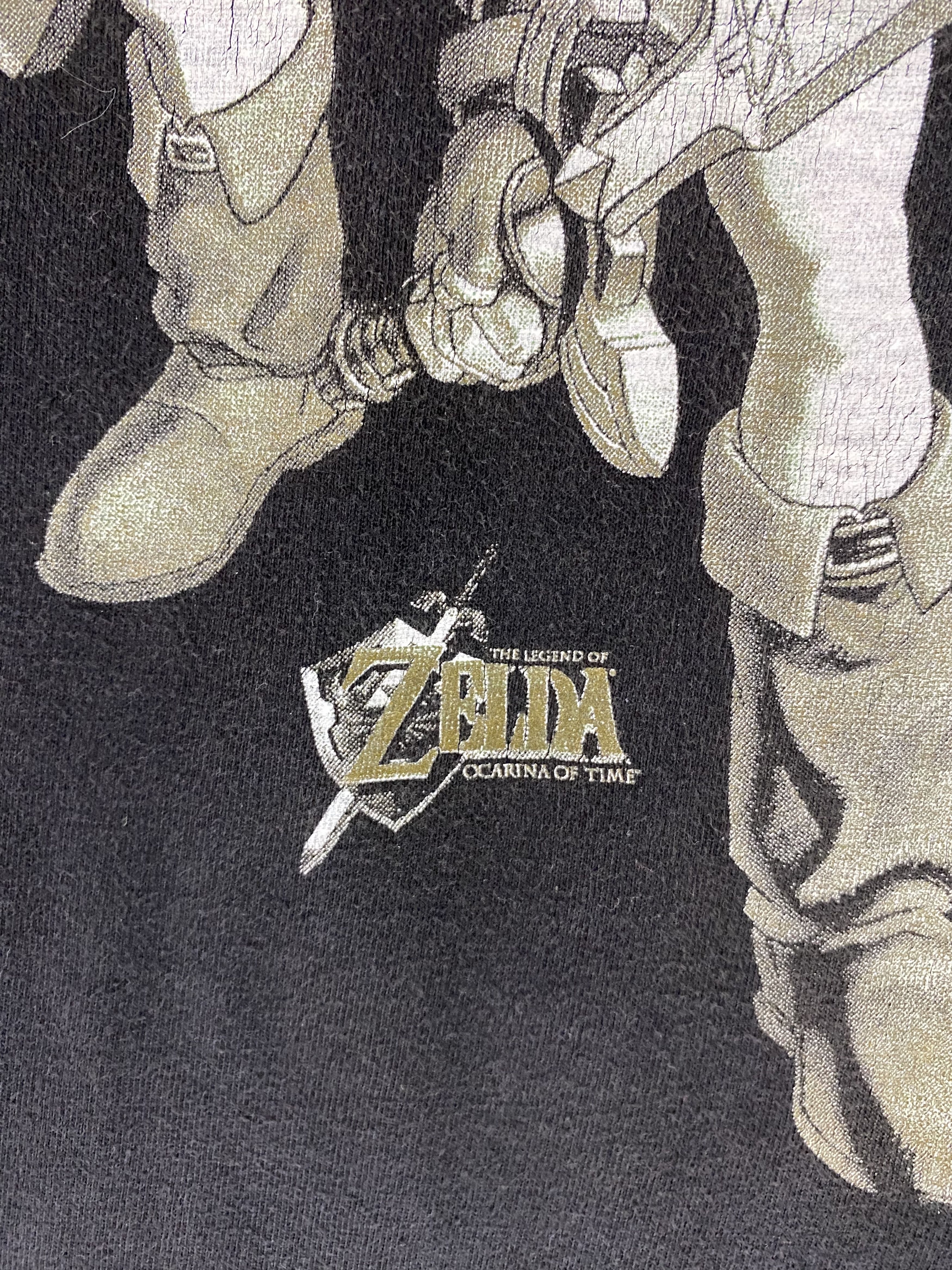 Nintendo × Playstation × Vintage The legend of zelda ocarina of time video game vtg 90s shirt Size US XL / EU 56 / 4 - 5 Thumbnail