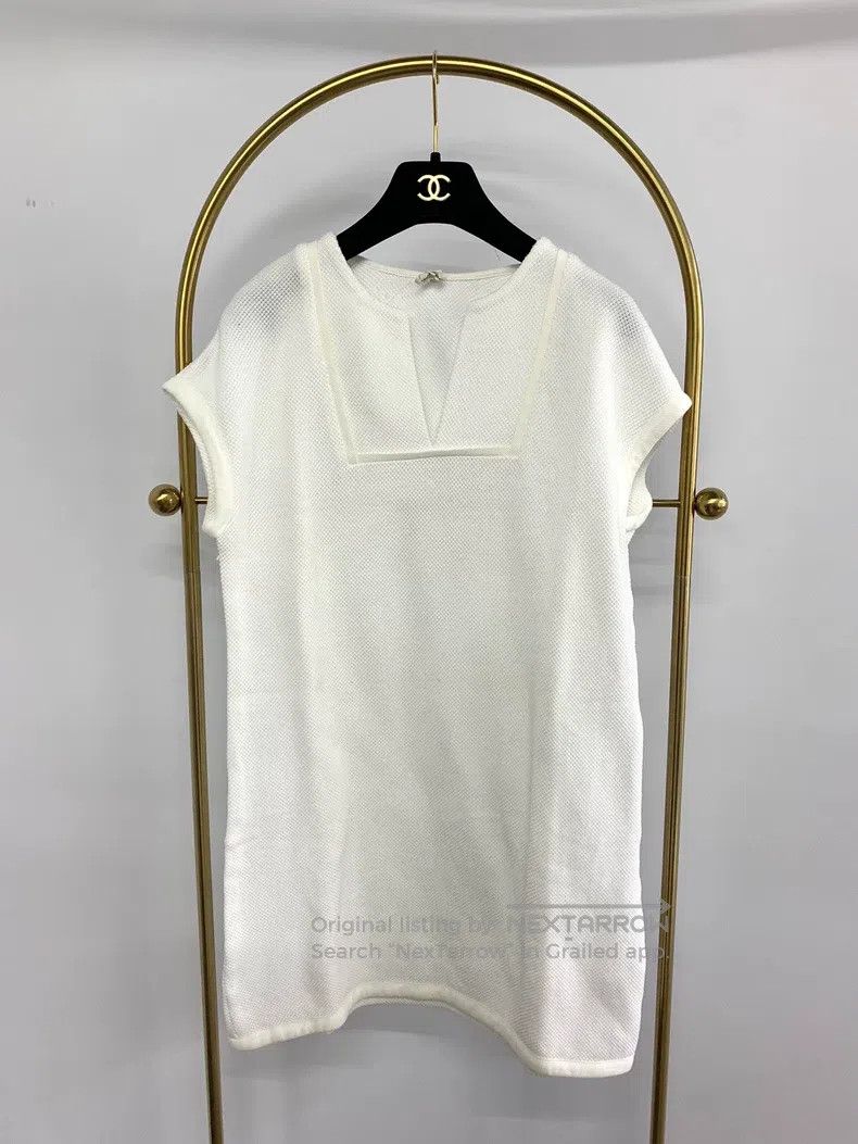 Hermes Hermes White sleeveless dress Size XS / US 0-2 / IT 36-38 - 1 Thumbnail