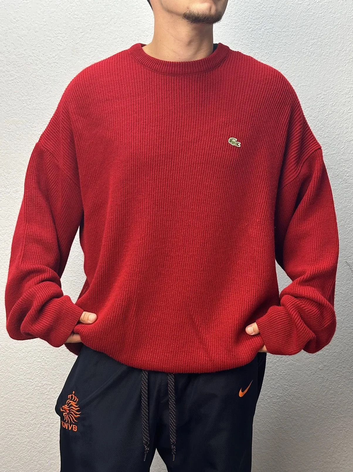 Lacoste Vintage Lacoste Sweater Wool Y2K Diesel Style Ralph Lauren Size US XL / EU 56 / 4 - 3 Thumbnail