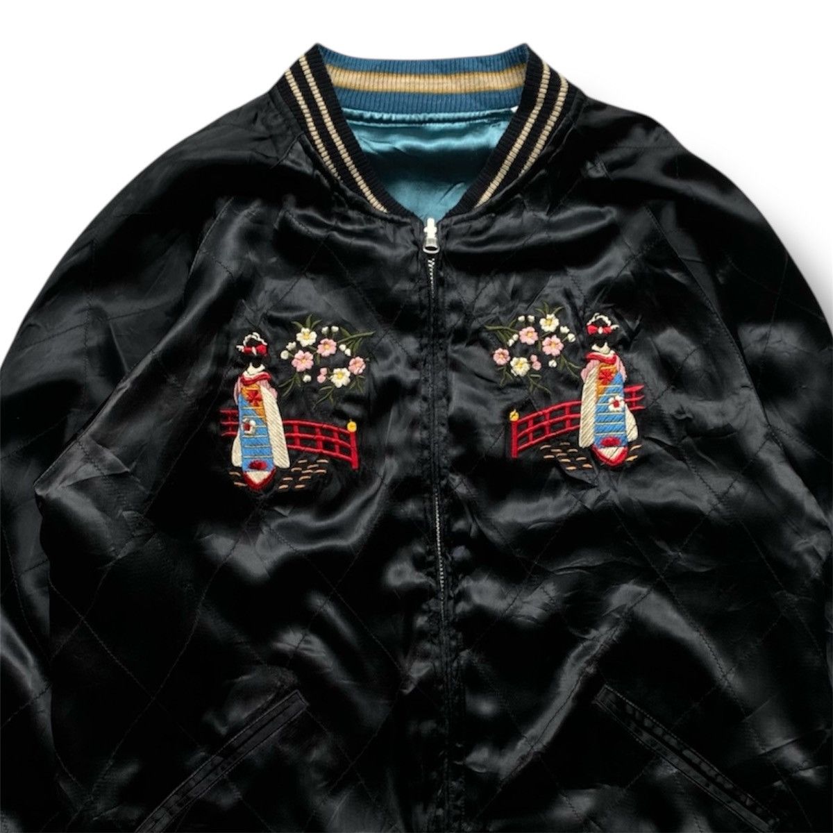 Japanese Brand 🔥RARE🔥 SUKAJAN JAPAN REVERSIBLE JACKET Size US M / EU 48-50 / 2 - 5 Thumbnail