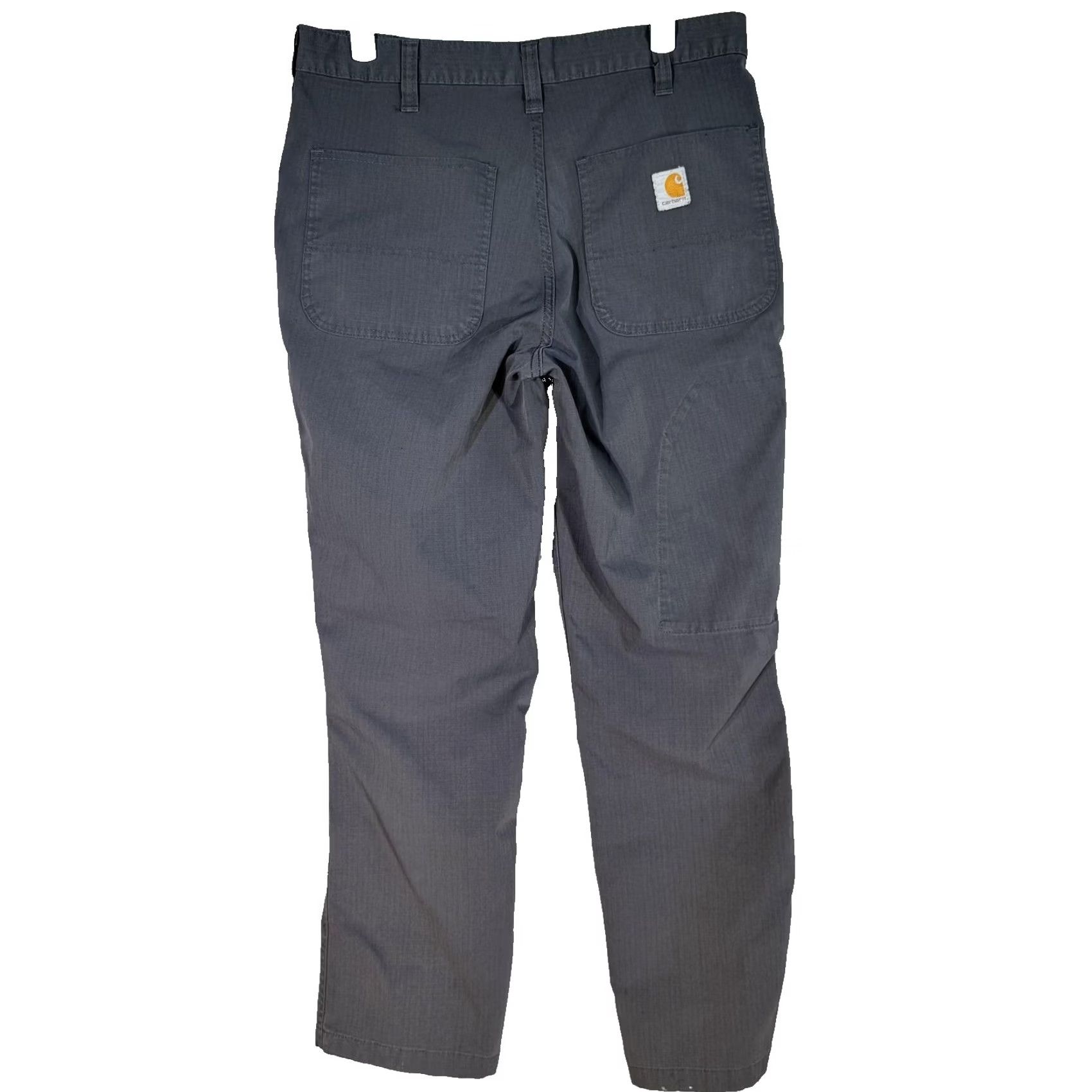 Carhartt Carhartt Pants Mens 30x29 Gray Ripstop Relaxed Workwear Zip Pocket Cargo Pocket Carpenter Jeans Pants Mens Size US 30 / EU 46 - 2 Thumbnail