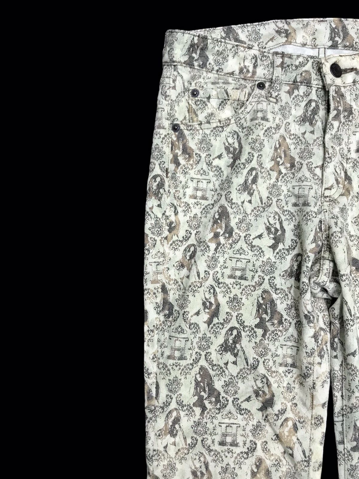 Hysteric Glamour 💥ARCHIVAL💥VERY RARE HYSTERIC GLAMOUR JACQUARD PANT F346 Size 28" / US 6 / IT 42 - 4 Thumbnail