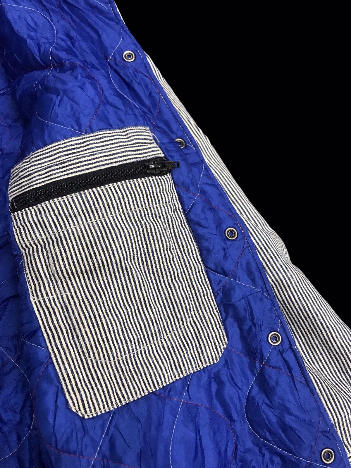 Blue Blue Japan 💥ARCHIVAL💥BLUE BLUE HYBRID HICKORY X HBT JACKET F206 Size US XS / EU 42 / 0 - 13 Thumbnail