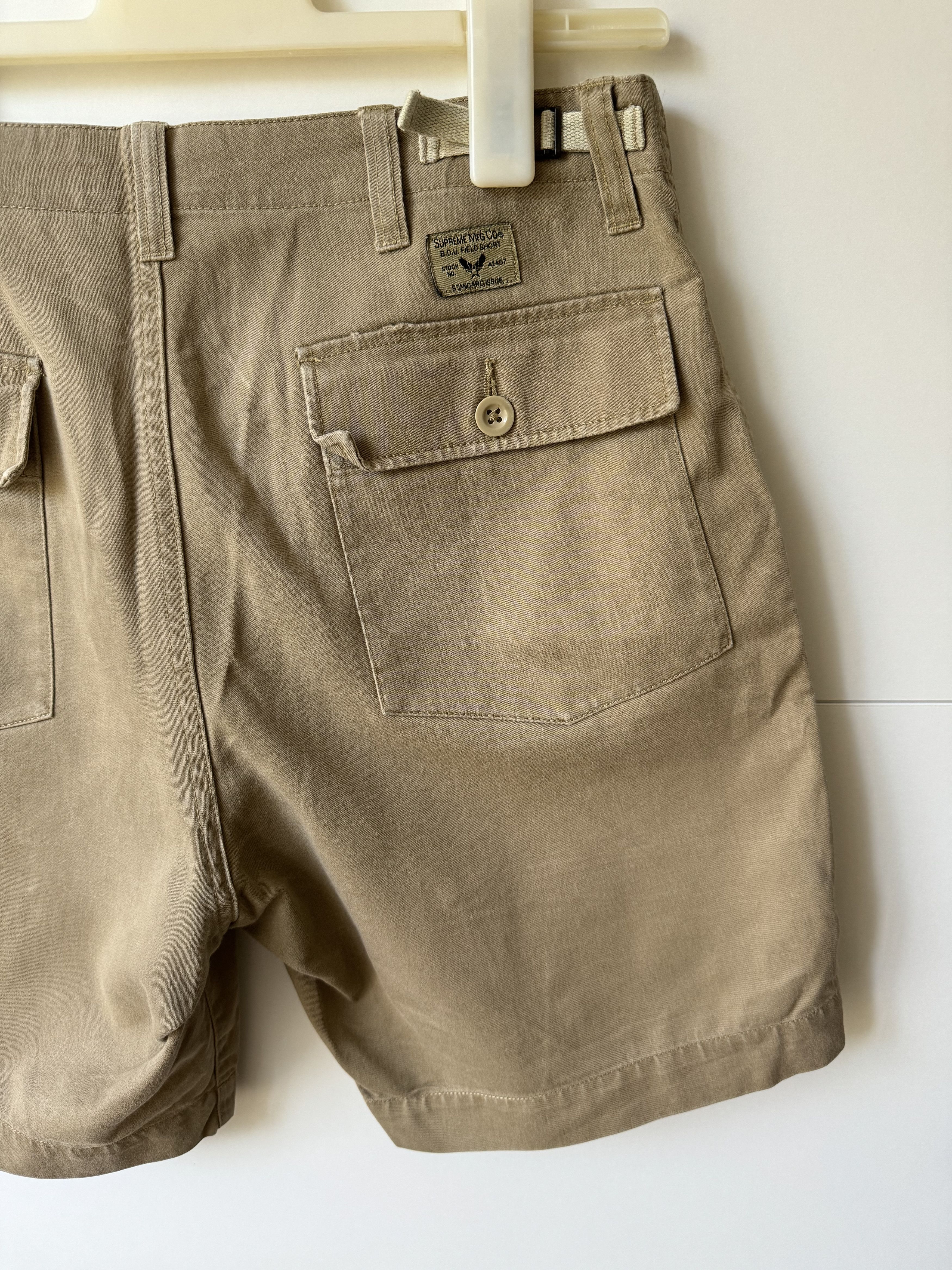 Supreme [30] B.D.U. Field Shorts in Khaki (SS11) Size US 32 / EU 48 - 8 Thumbnail