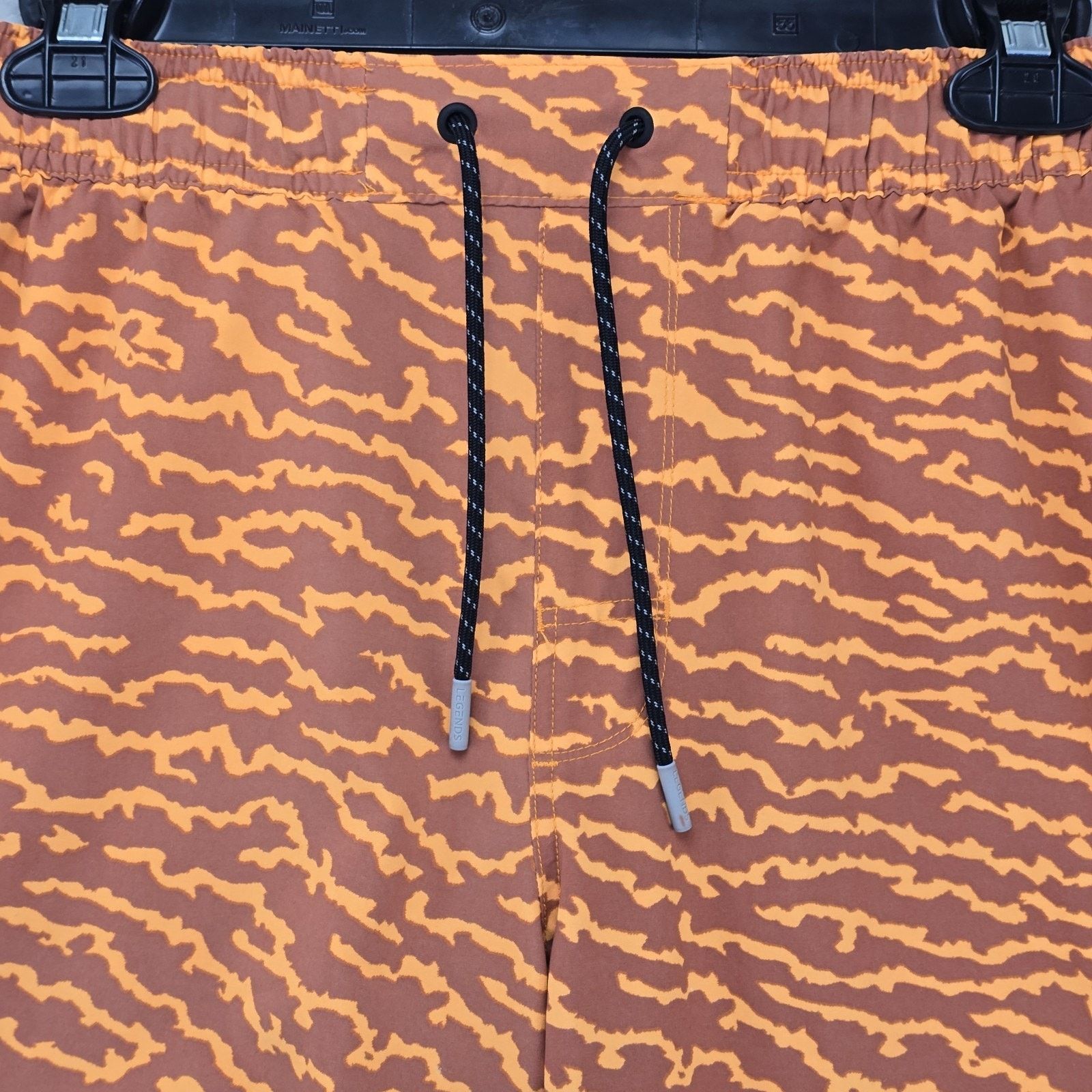Other Legends Luka Shorts Mens Small Orange Elephant Print 7" Size US 30 / EU 46 - 3 Thumbnail