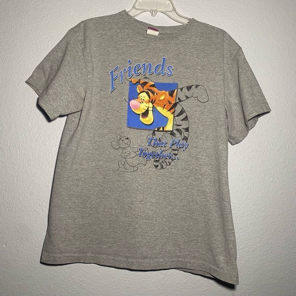 Disney Disney Winnie the Pooh Tigger and Piglet T-shirt Gray L Size US L / EU 52-54 / 3 - 1 Thumbnail