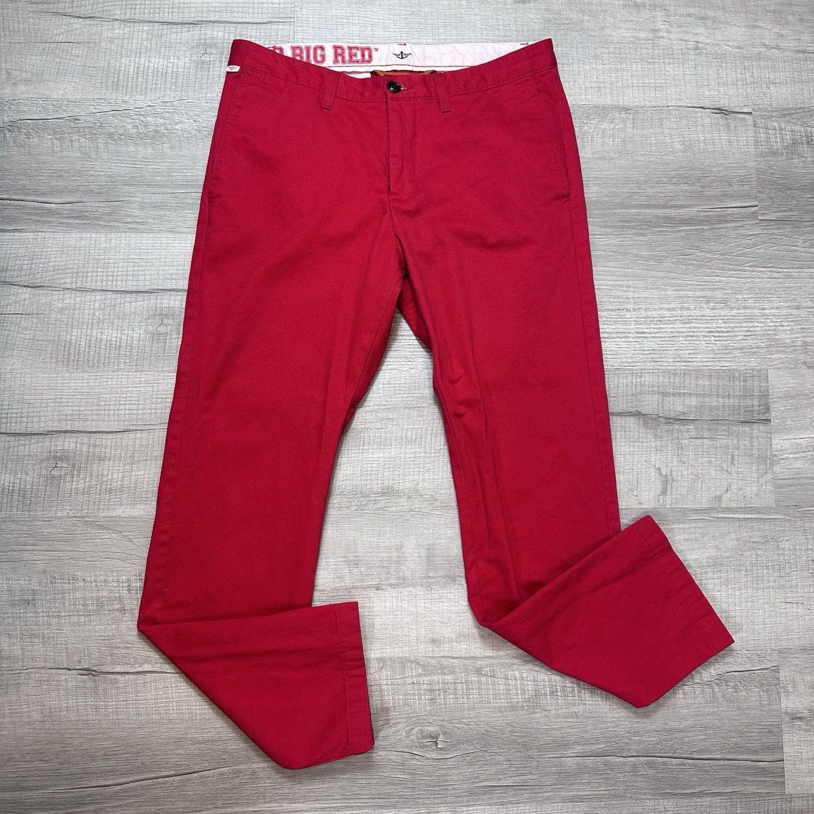 Dockers × NCAA Dockers x Nebraska Cornhuskers Chino Pants Red Men's 33x30 Size US 33 - 1 Thumbnail