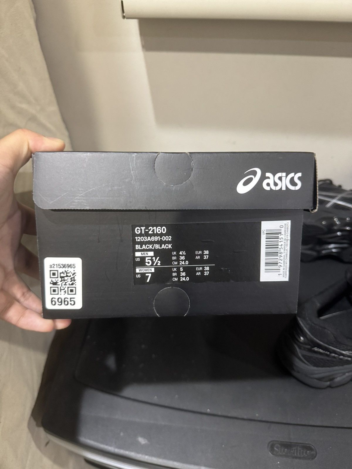 Asics × JJJJound Asics X JJJJound GT-2160 Black Men’s US 5.5 / Women’s US 7 Size US 5.5 / EU 38 - 15 Thumbnail
