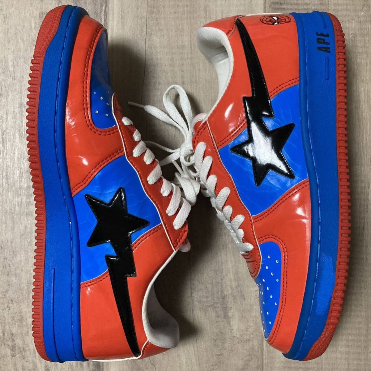Bape × Marvel Comics × Nigo 2005 Marvel Comics patent leather BAPE STA sneakers APE NIGO Size US 9.5 / EU 42-43 - 5 Thumbnail