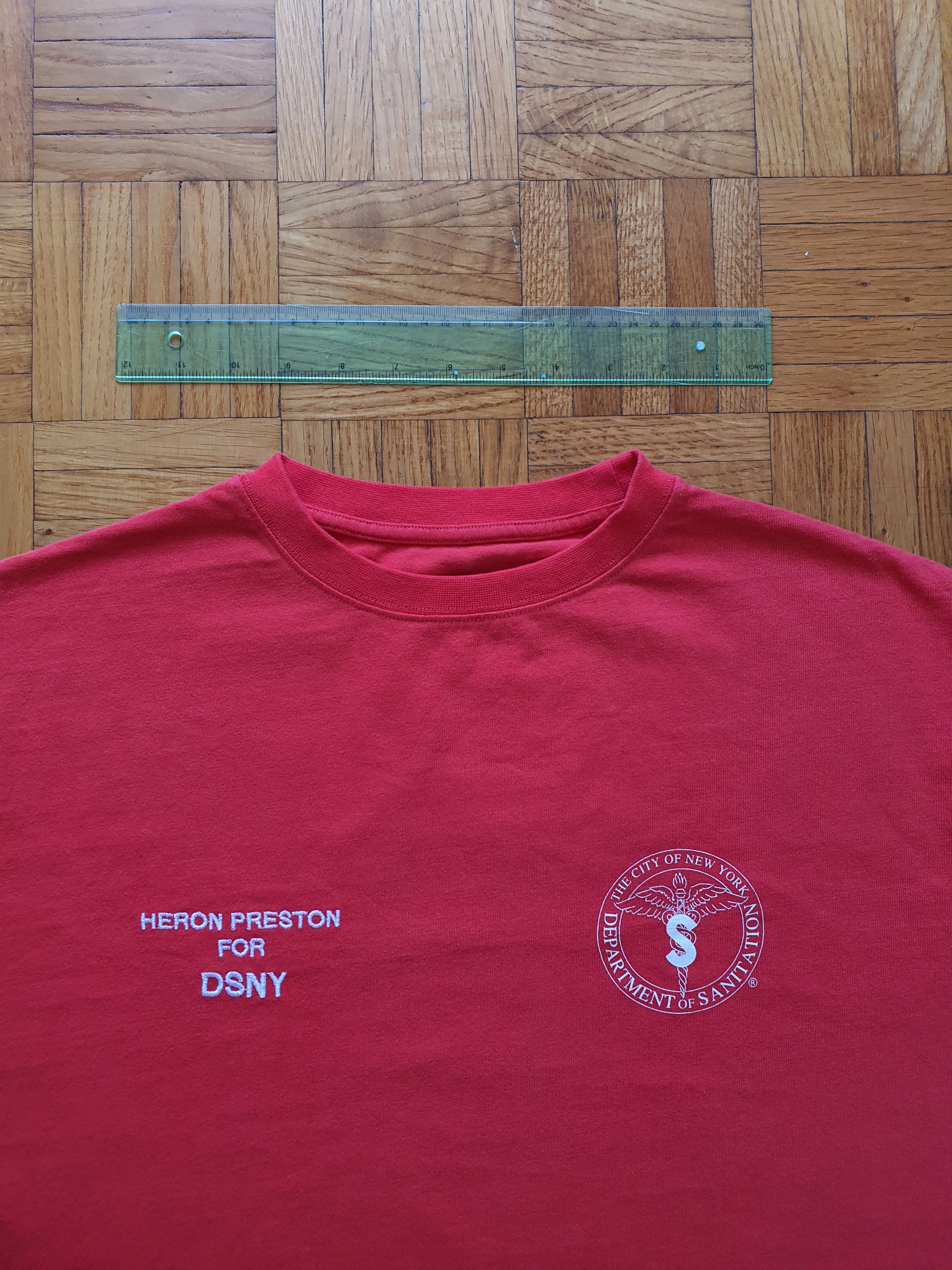 Heron Preston ''DSNY Uniform'' Long Sleeve T-Shirt Size US S / EU 44-46 / 1 - 3 Thumbnail