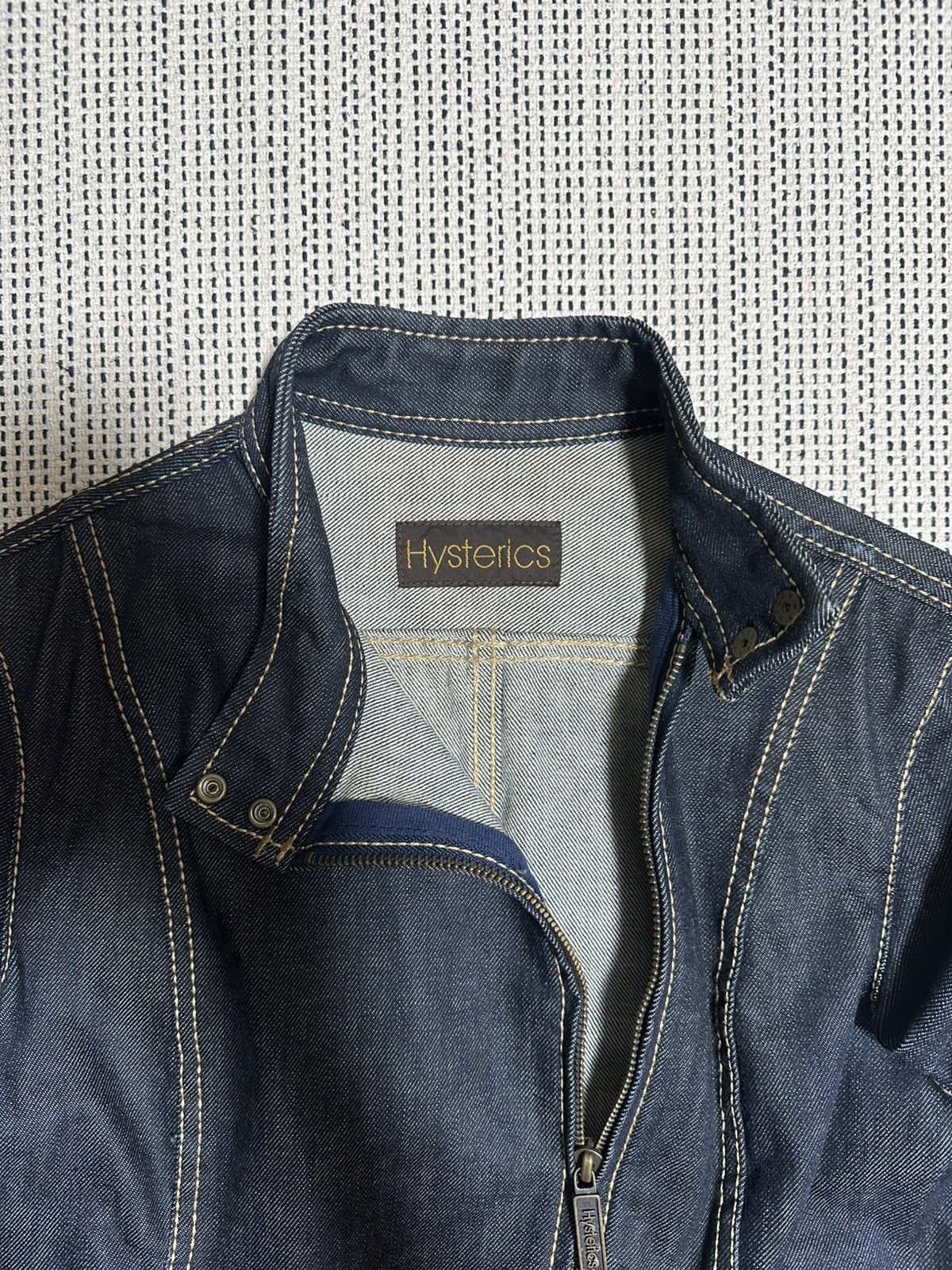 Hysteric Glamour × If Six Was Nine × Vintage Hysteric Denim Biker Jacket Size US S / EU 44-46 / 1 - 6 Thumbnail