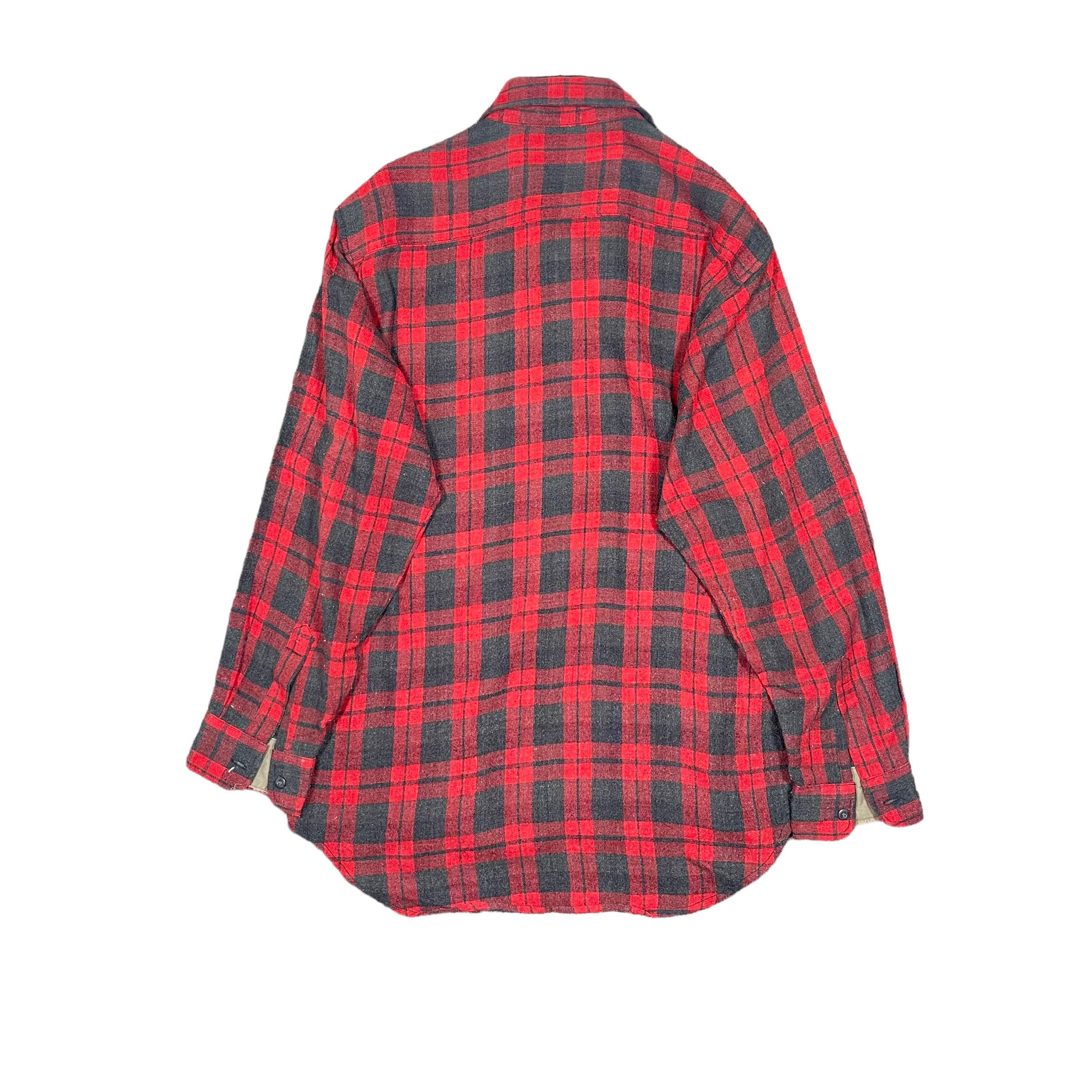 Flannel Vintage 1990 Motren Wool Button Up Flannel Shirt Size US L / EU 52-54 / 3 - 5 Thumbnail