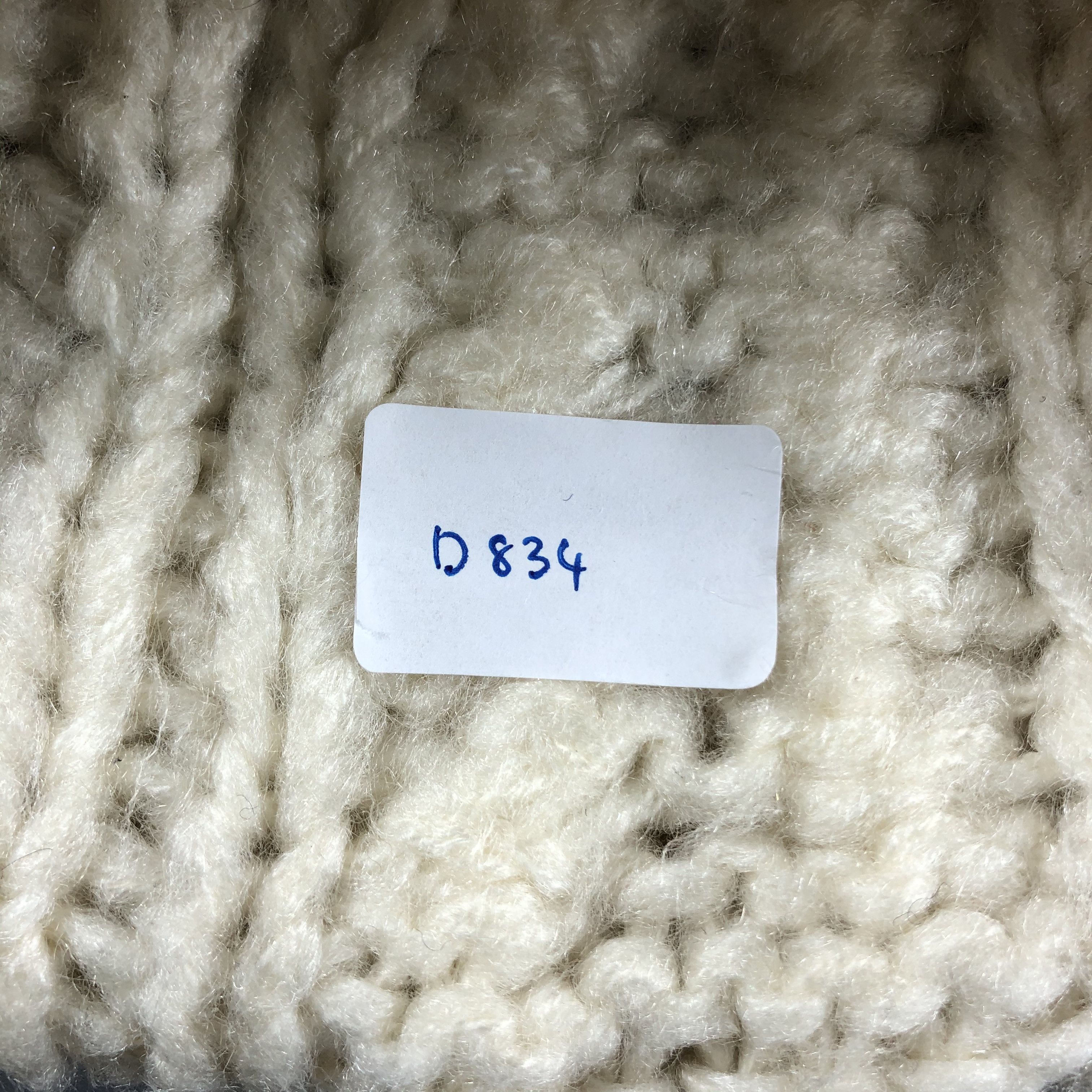 Vintage Unknown White Cable Knit Beanie Snow Hat Snow Cap -D834 Size ONE SIZE - 4 Thumbnail