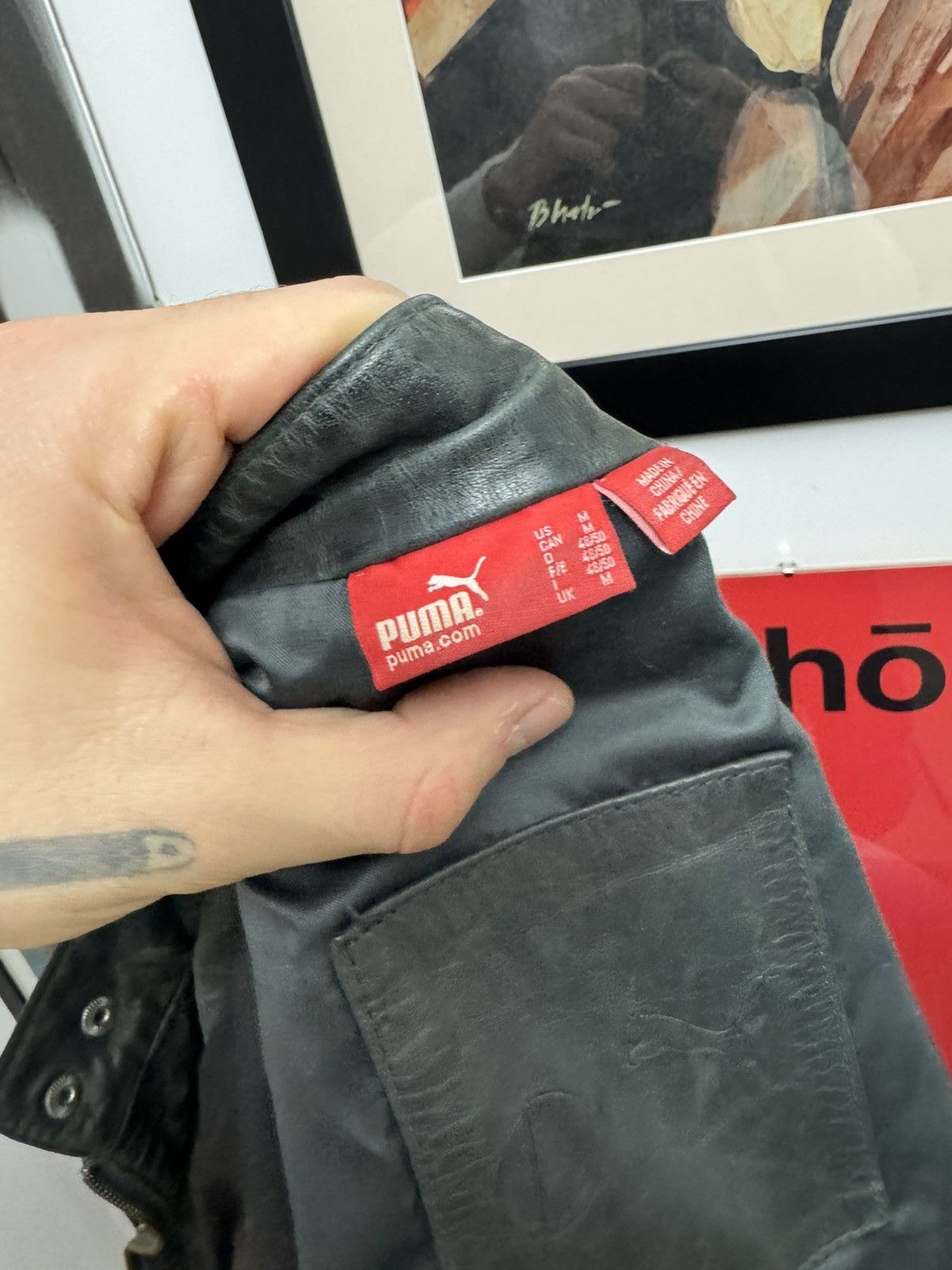 Ducati Vintage Y2k Puma x Ducati Leather Jacket Sample Biker Moto Size US M / EU 48-50 / 2 - 9 Thumbnail