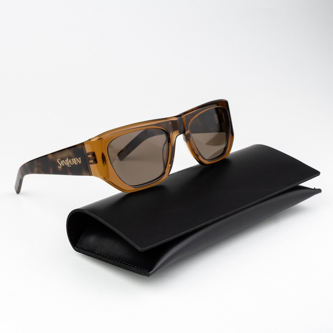 Saint Laurent Paris NEW Saint Laurent SL740 002 Square Unisex Sunglasses Size ONE SIZE - 3 Thumbnail