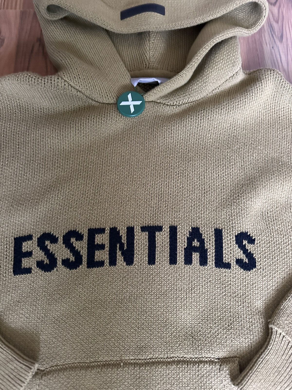 Essentials × Fear of God Fear of God Essentials Knit Pullover Hoodie Amber Size US M / EU 48-50 / 2 - 2 Thumbnail