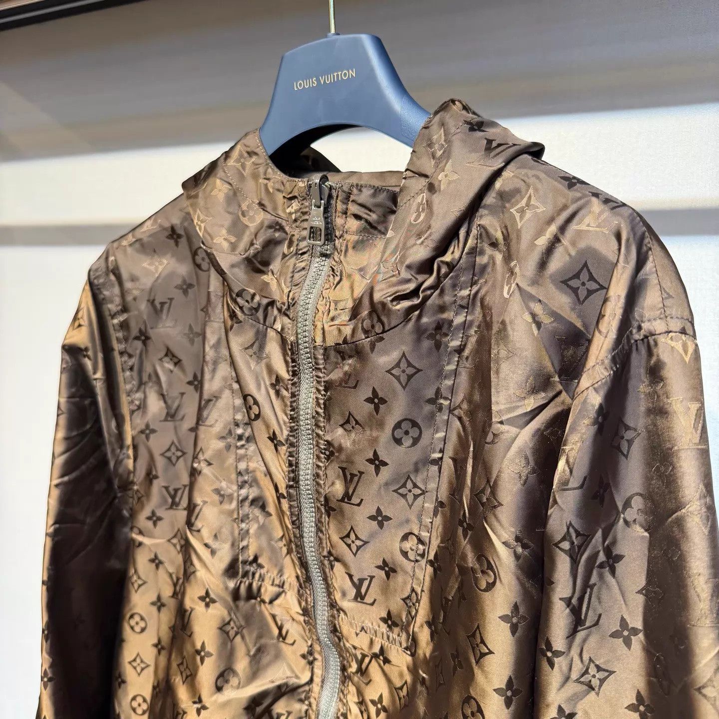 Louis Vuitton LV Reversible Monogram Brown Shell Jacket Size 46 New Size US S / EU 44-46 / 1 - 5 Thumbnail