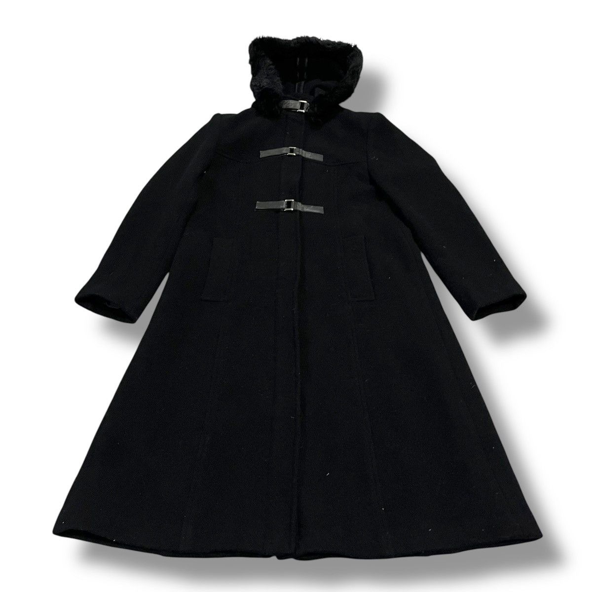 If Six Was Nine × Japanese Brand × Le Grande Bleu (L.G.B.) 🇯🇵 JAPANESE BRAND LGB GOA STYLE FUR RACCOON LONG COAT Size S / US 4 / IT 40 - 1 Thumbnail
