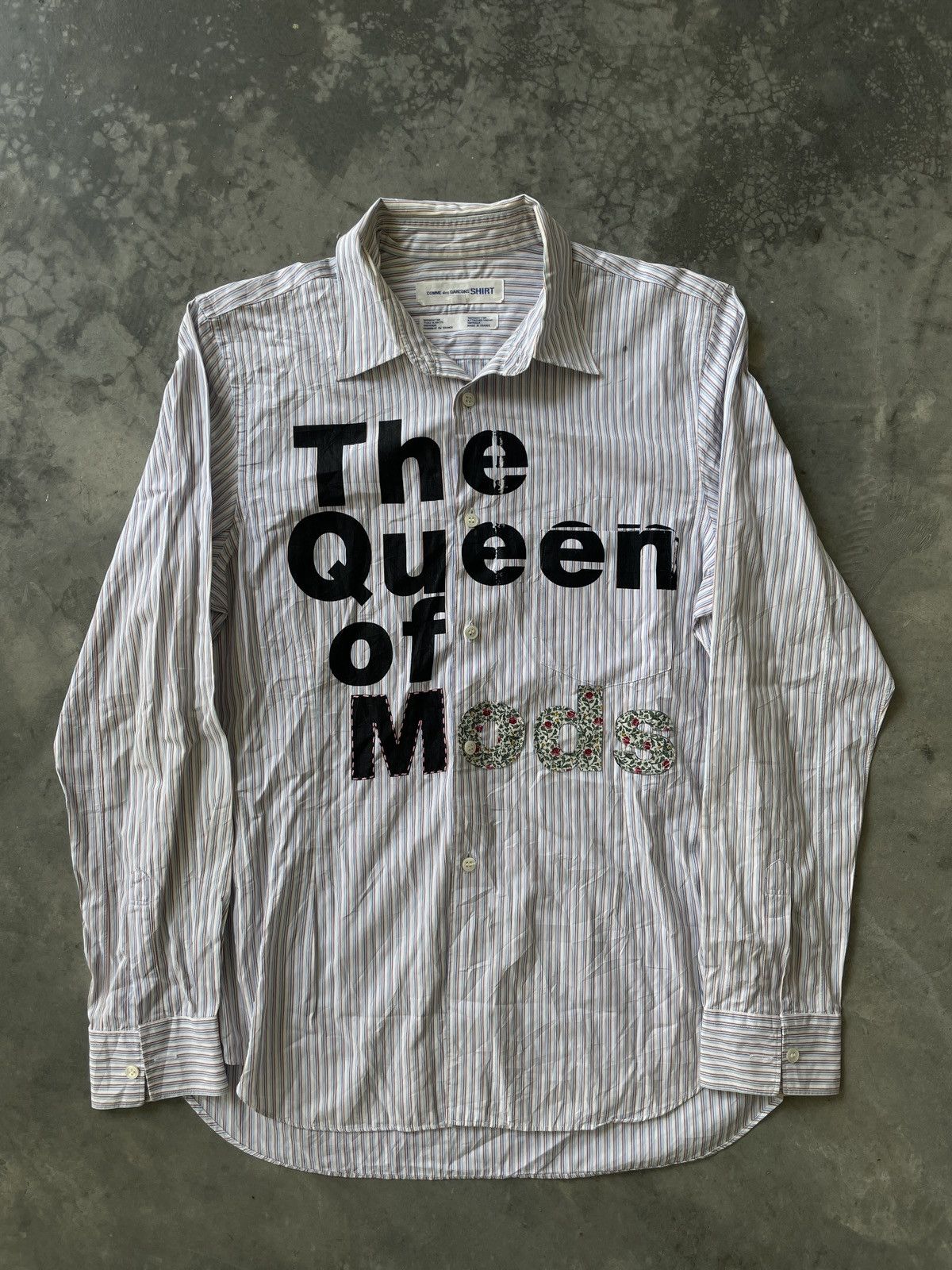 Vintage CDG “The Queen of Mods” Button-Ups Shirt
