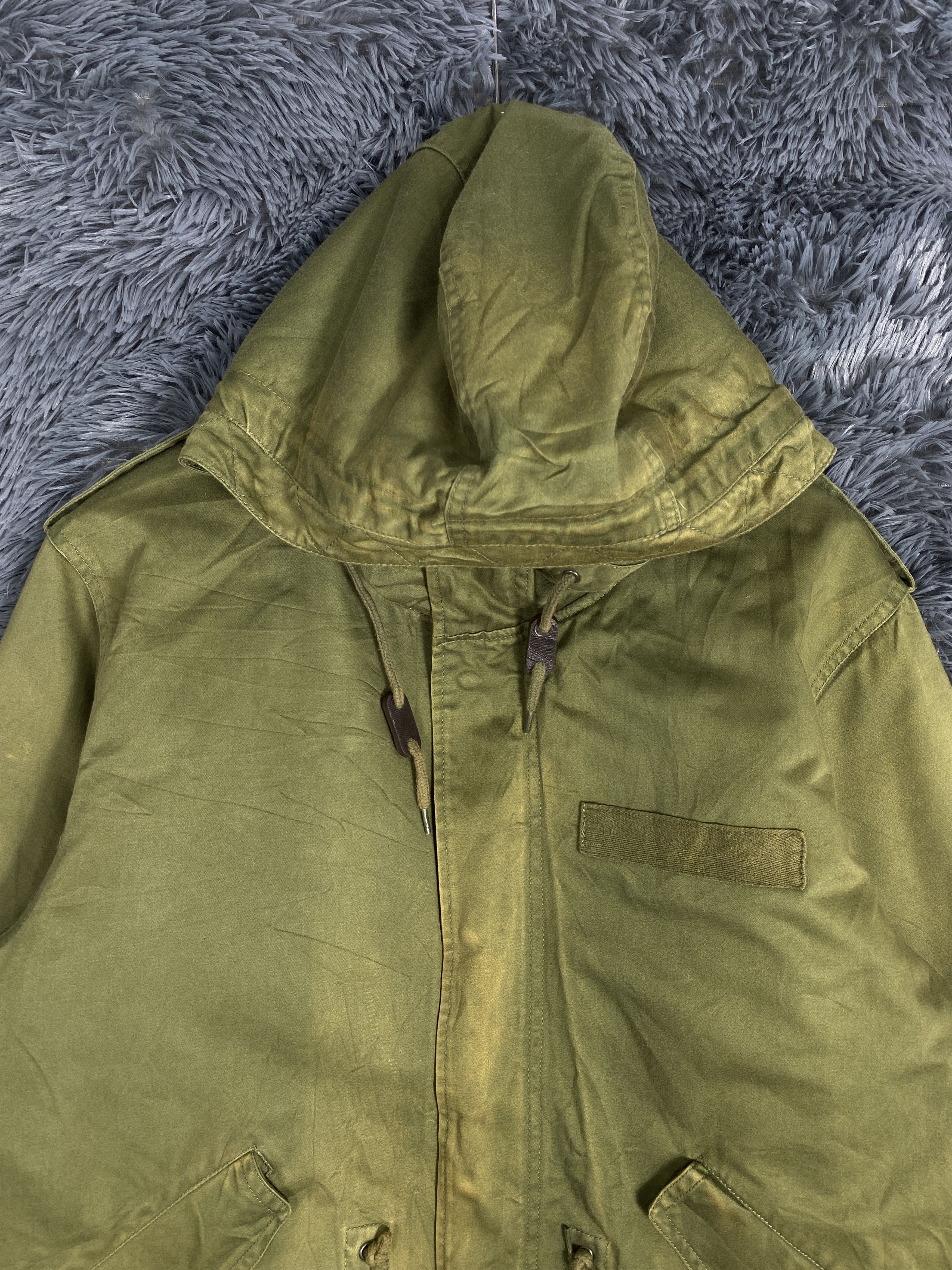 GU Vintage GU Hoodie Zip Up Long Canvas Jacket Size US L / EU 52-54 / 3 - 2 Thumbnail