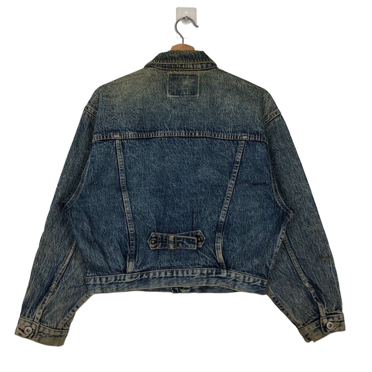 Japanese Brand 🔥90s Vintage Distressed Denim Trucker Jacket Big John Japan Size US S / EU 44-46 / 1 - 8 Thumbnail