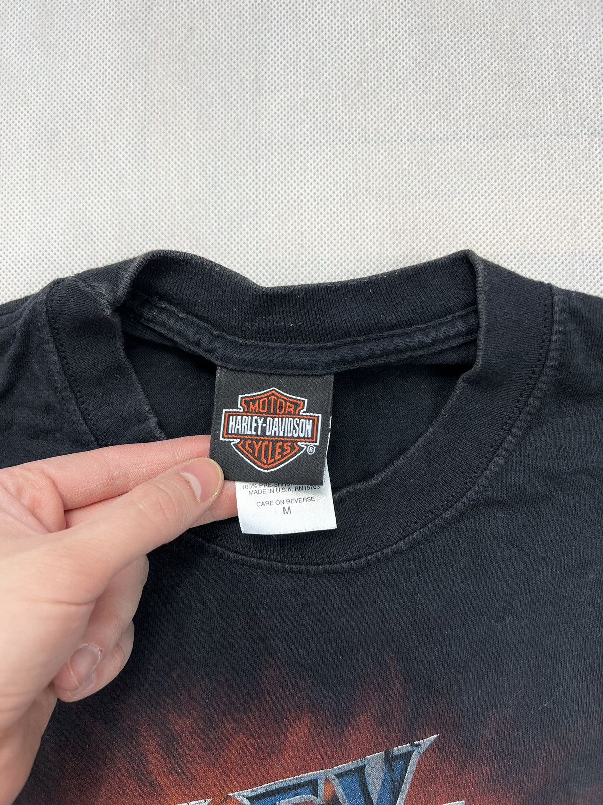 Harley Davidson × Vintage T-shirt Harley Davidson Hollywood California USA Vintage Size US M / EU 48-50 / 2 - 3 Thumbnail