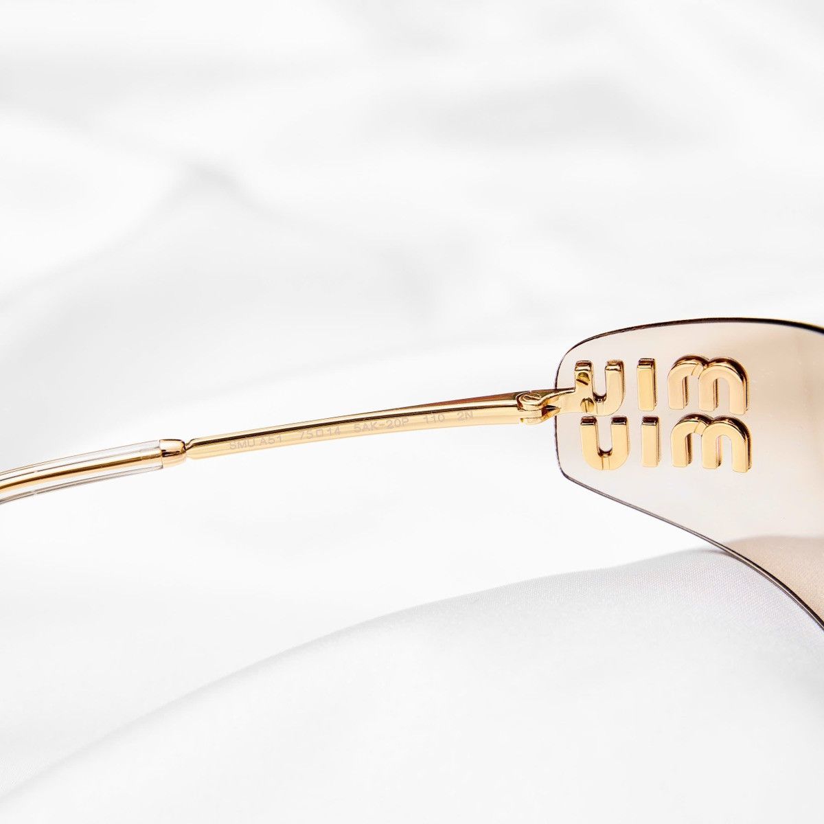 Miu Miu MIU MIU 0MU A51S 5AK20P SUNGLASSES Size ONE SIZE - 5 Thumbnail
