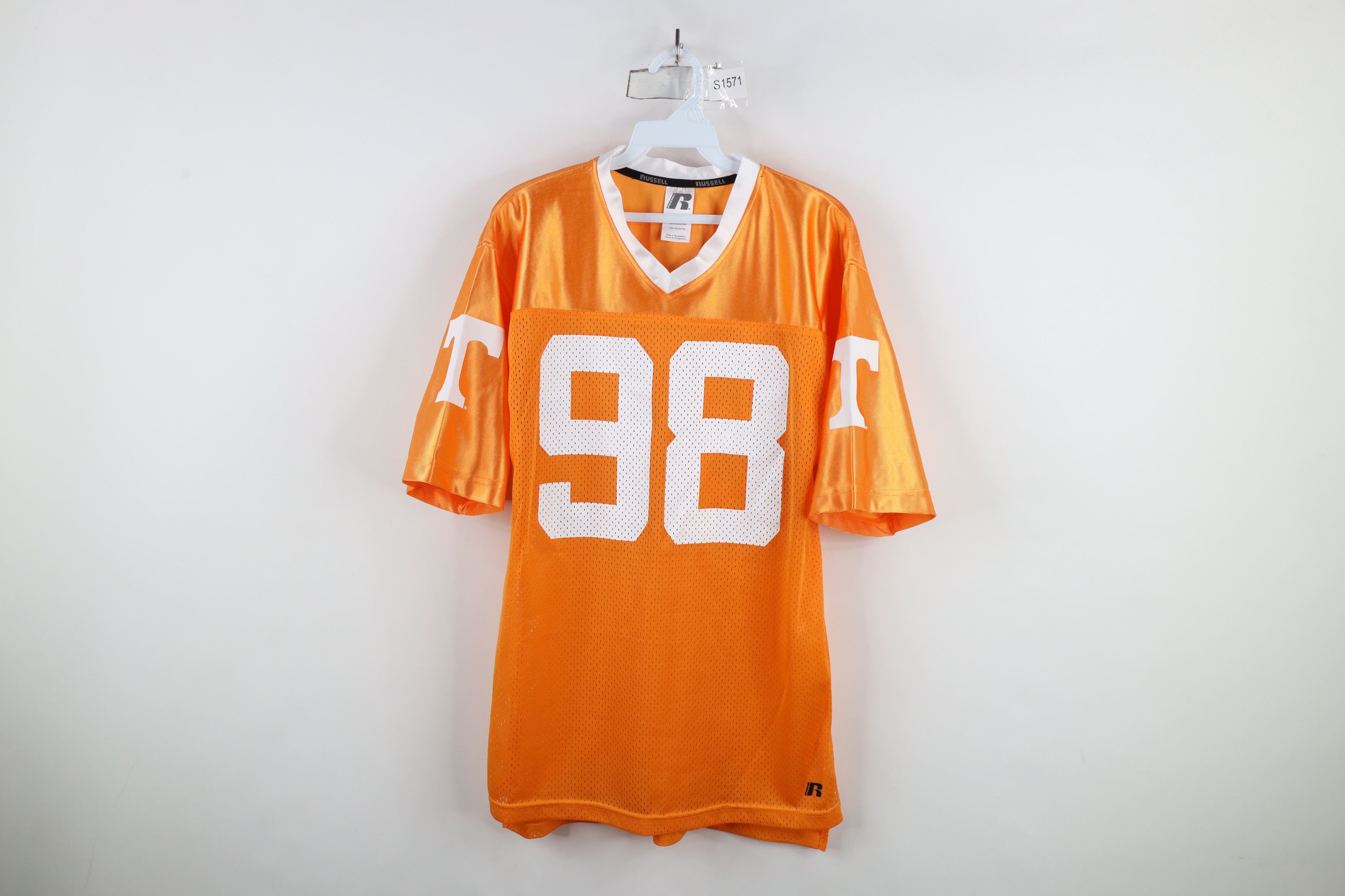 Russell Athletic × Vintage Vintage Russell Athletic University of Tennessee Jersey #98 Size US S / EU 44-46 / 1 - 1 Thumbnail